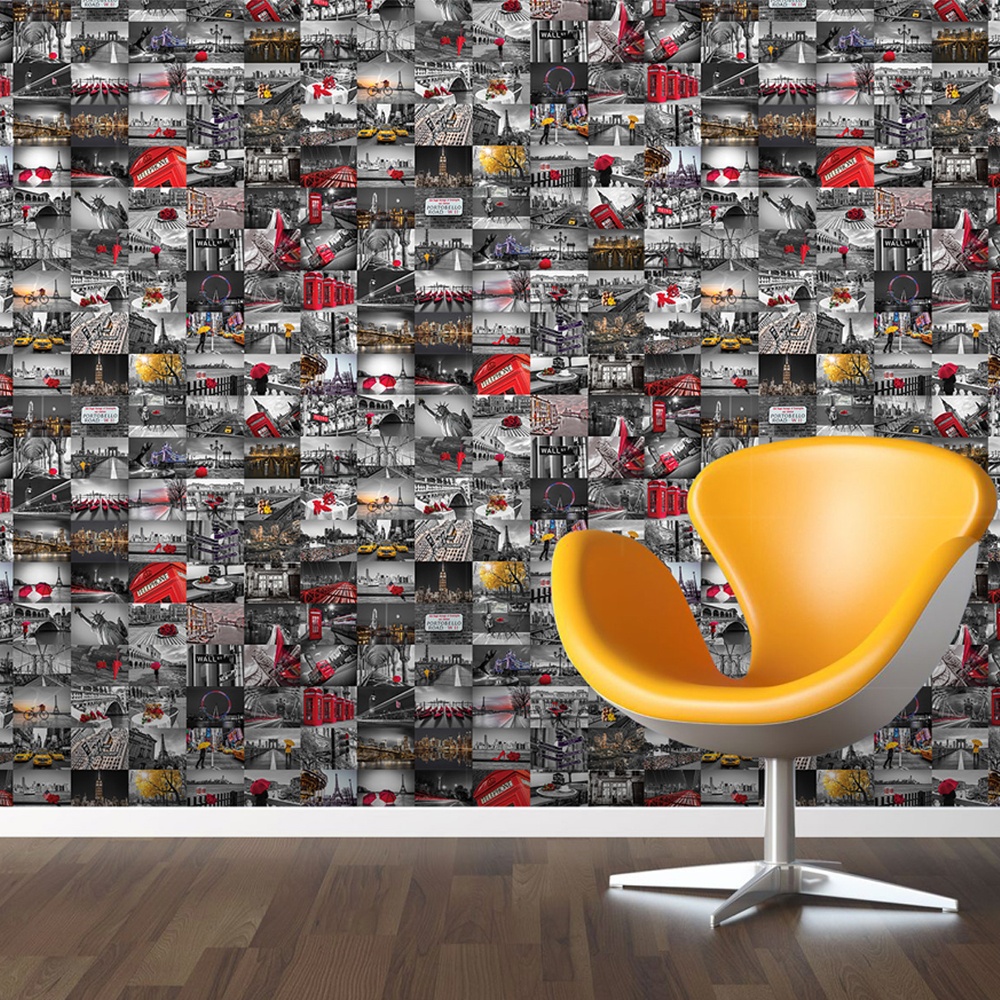 Collage Wallpaper For Walls - HD Wallpaper 