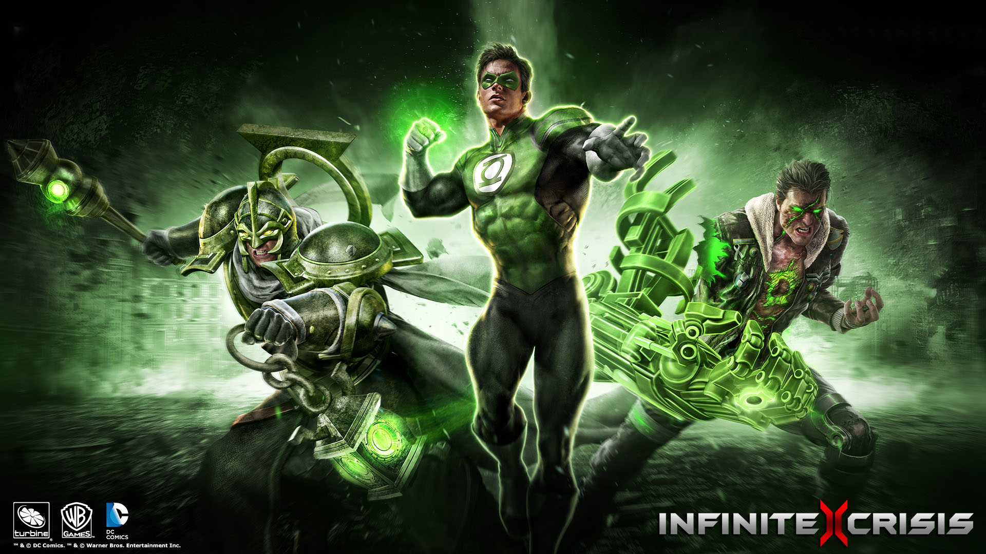 Dc Infinite Crisis Game Green Lantern - HD Wallpaper 
