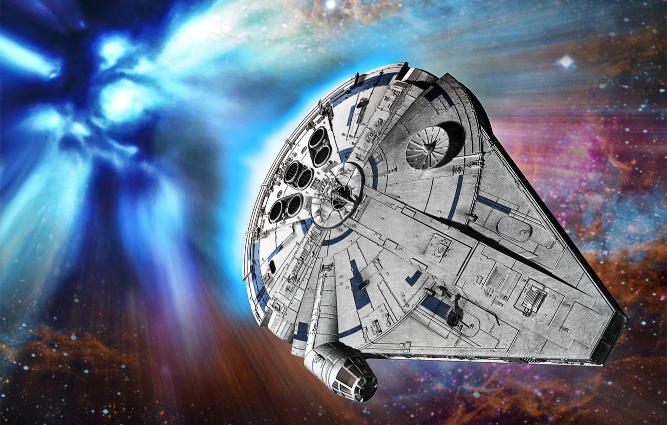 Photo Wallpaper Easy, Star Wars, Cargo Ship, Millenium - Lando's Millenium Falcon Revell - HD Wallpaper 