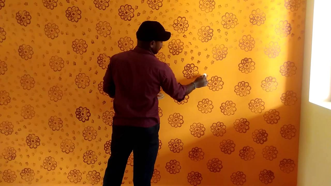 Asian Paint Wall Design - HD Wallpaper 