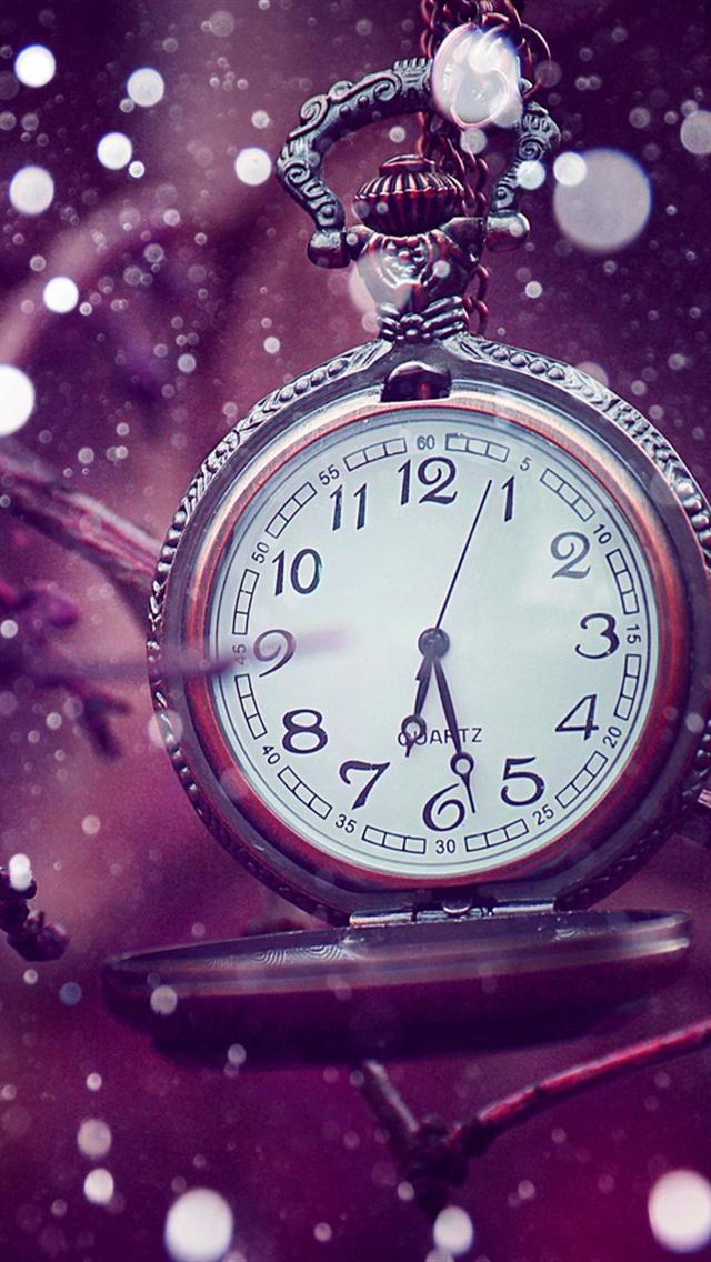 Beautiful Old Watch - Cute Purple Wallpapers For Iphone - HD Wallpaper 