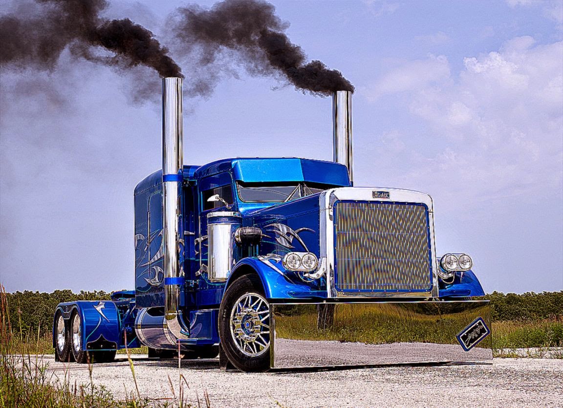Truck Wallpaper Backgrounds - 1986 Peterbilt 359 - HD Wallpaper 