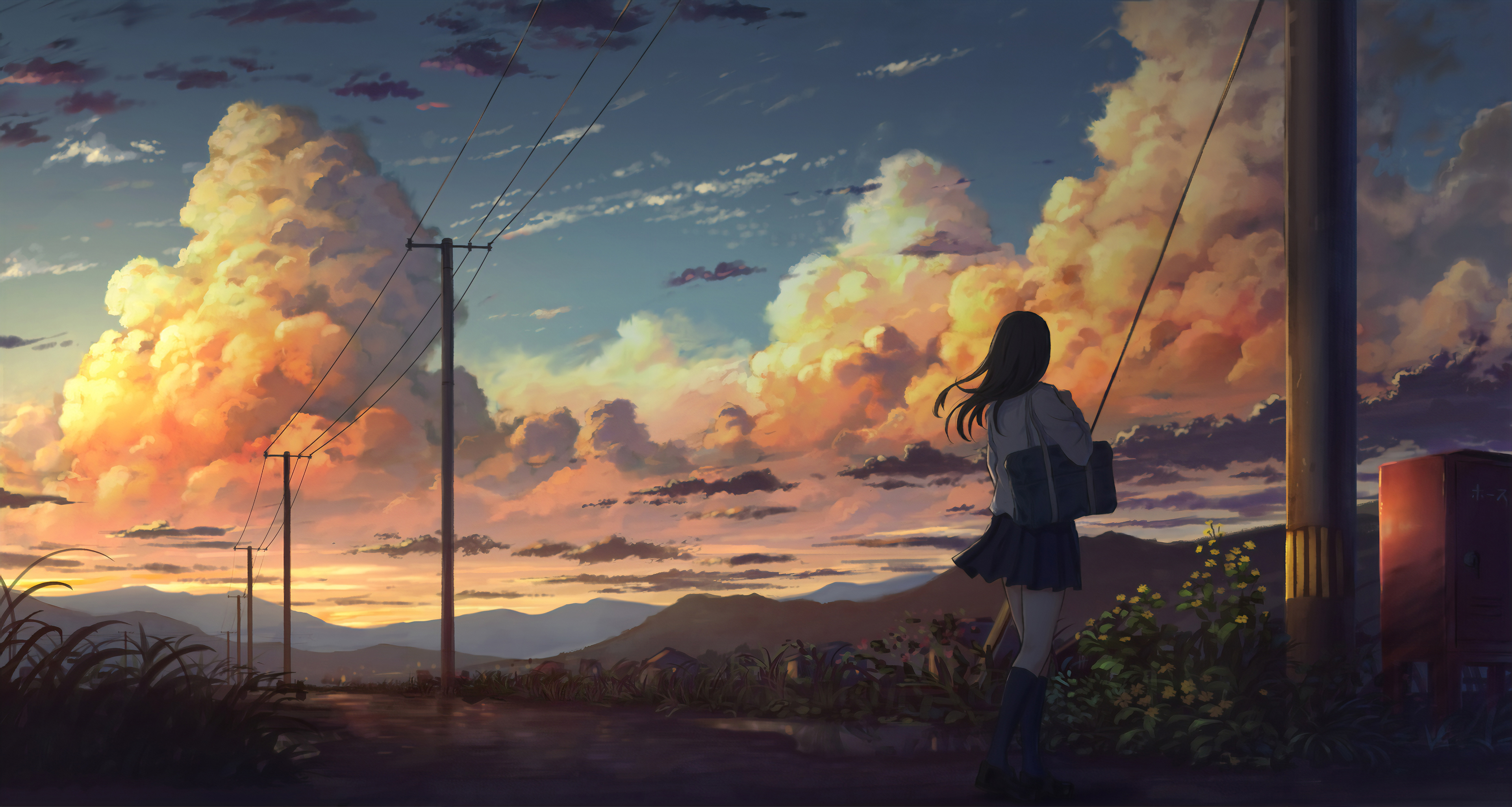 Gif Landscape Animated - HD Wallpaper 