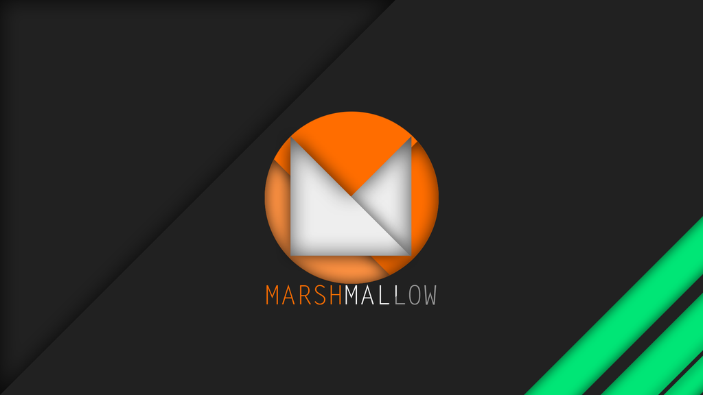 Android Marshmallow Design Logo - HD Wallpaper 