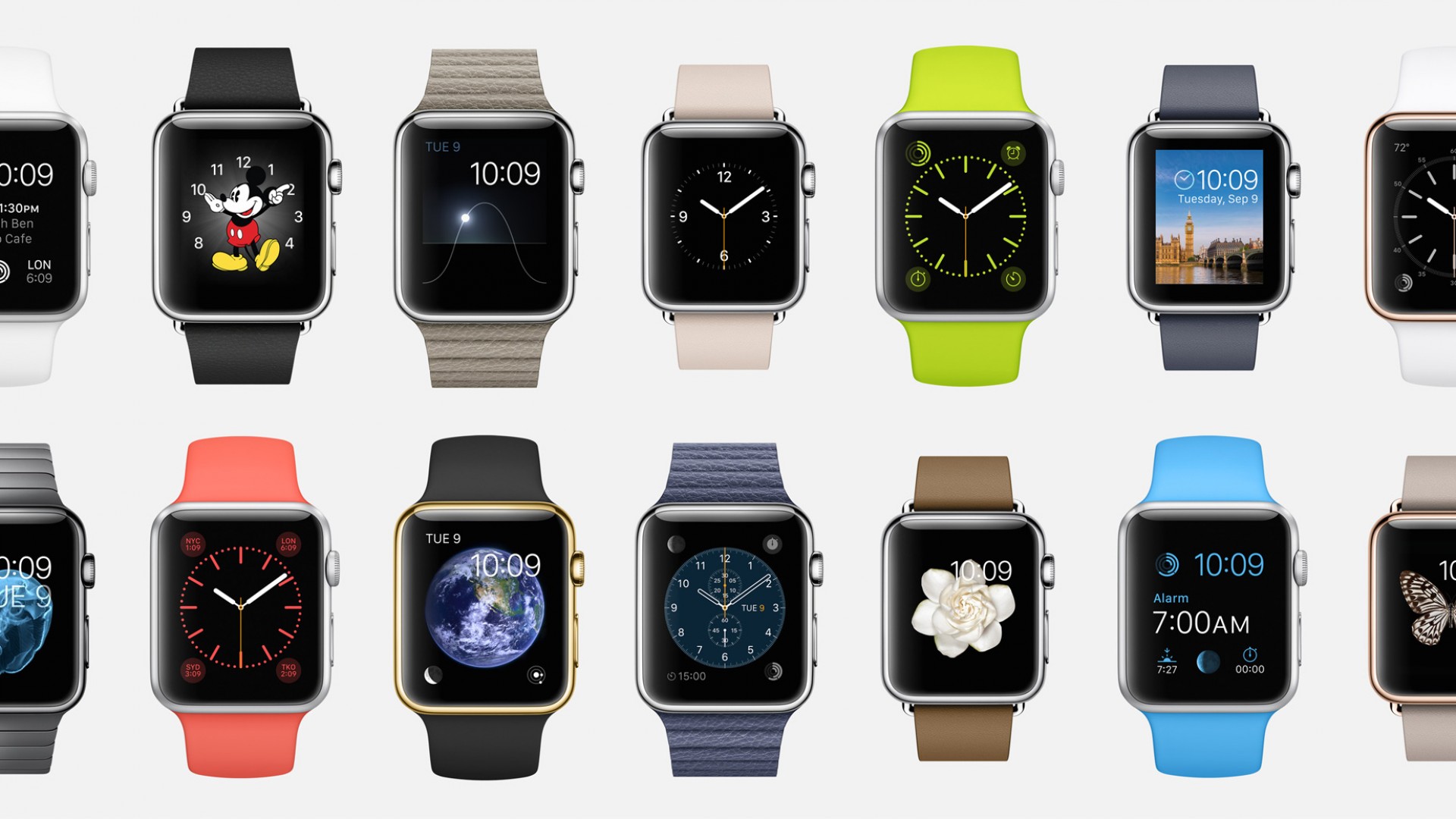 Apple Watch All Dials - HD Wallpaper 