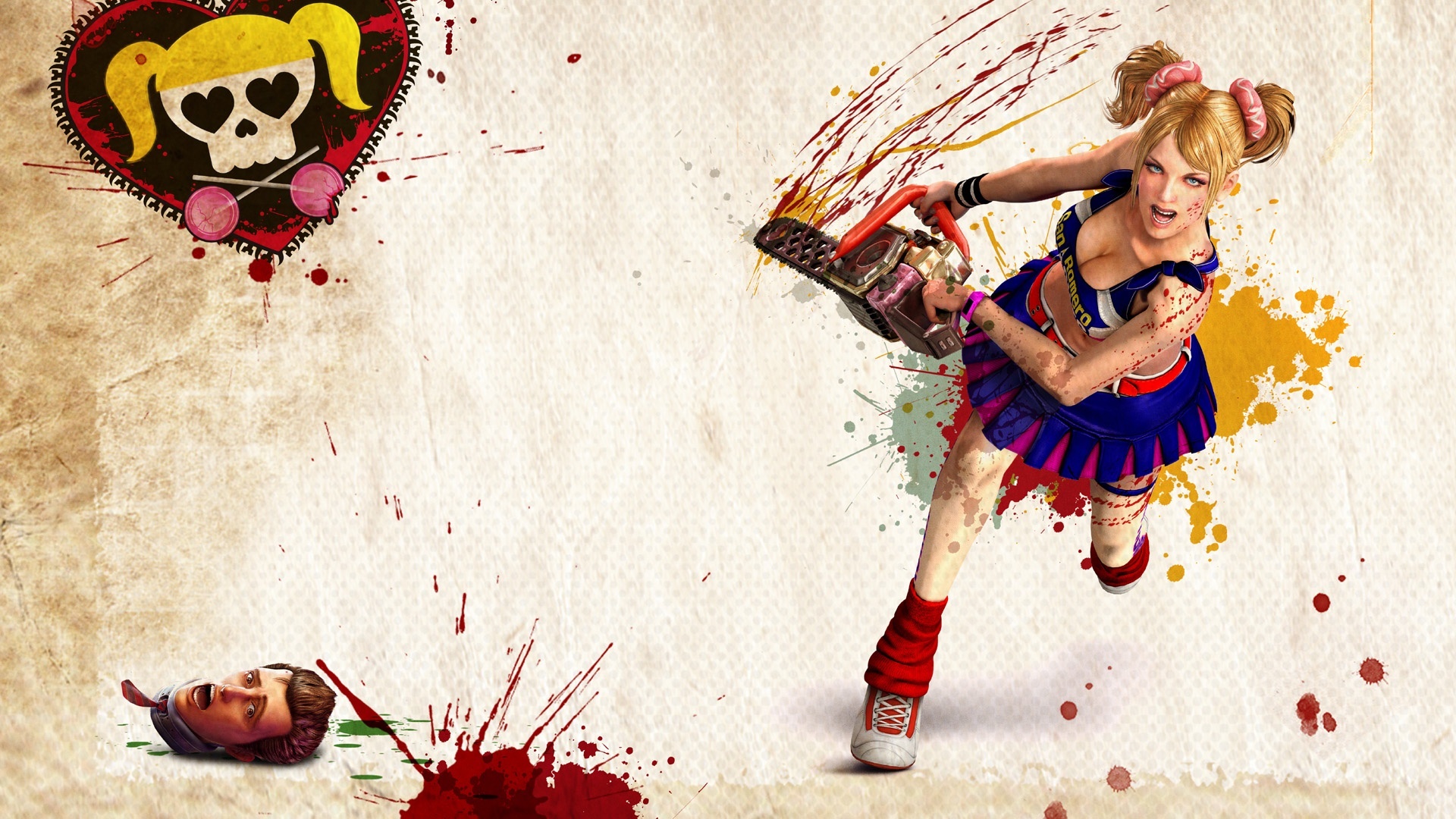 Wallpaper Lollipop Chainsaw Hd - Lollipop Chainsaw Ps4 - HD Wallpaper 