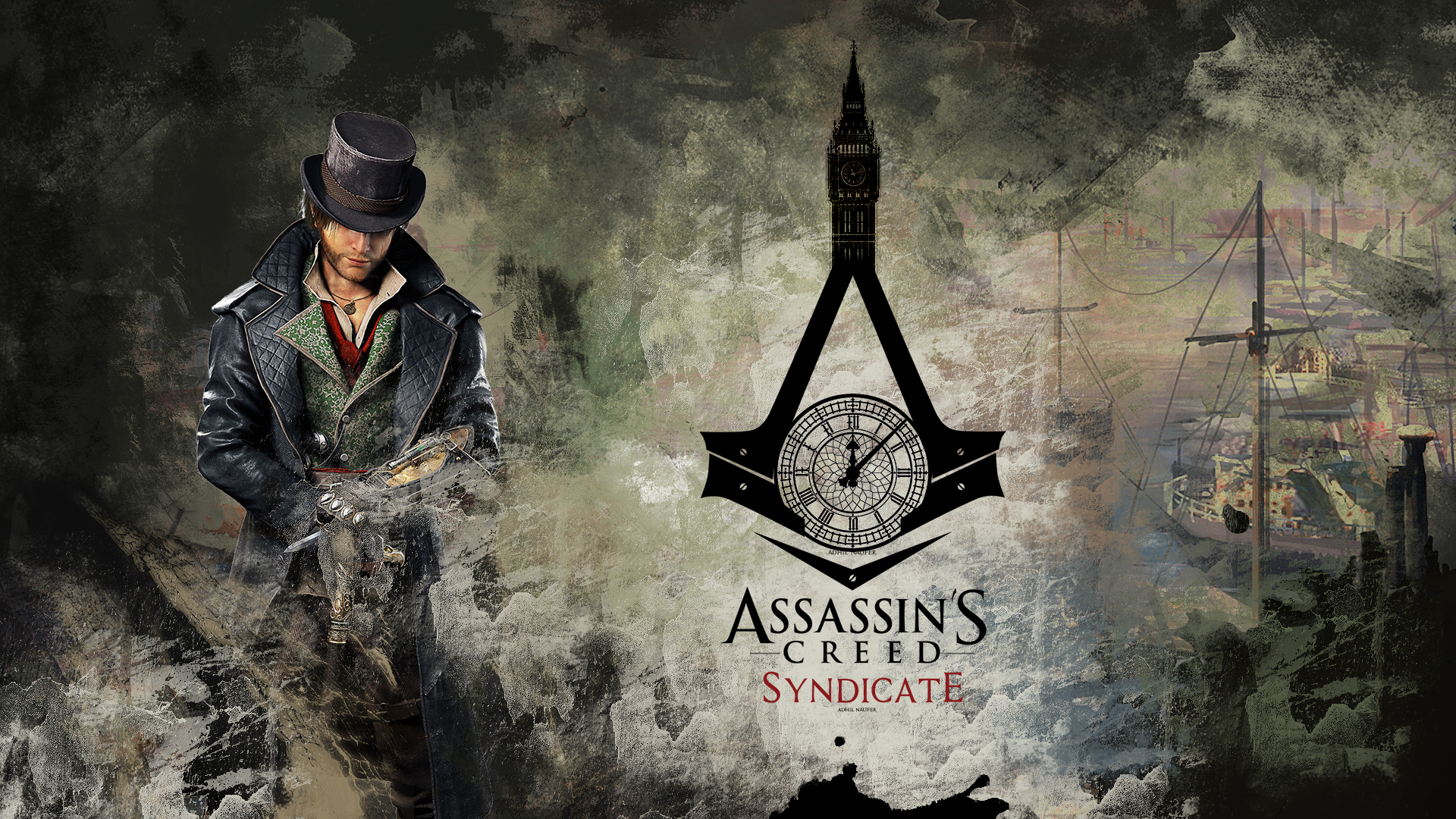 Assassins Creed Syndicate Wallpaper Logo - HD Wallpaper 