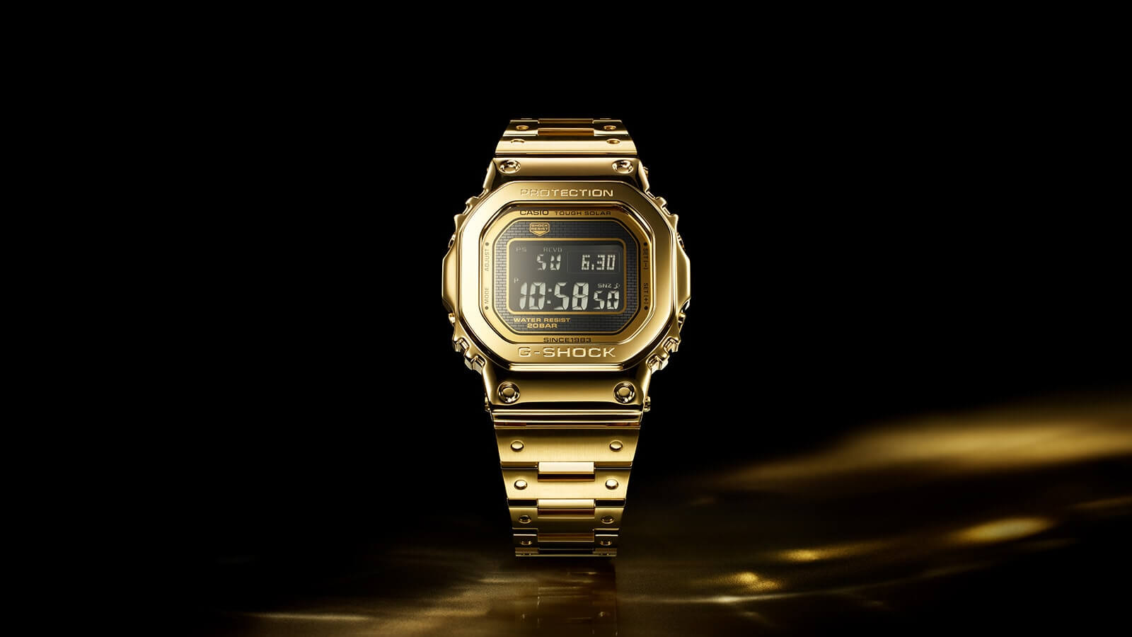 Casio 18k Gold Watch - HD Wallpaper 
