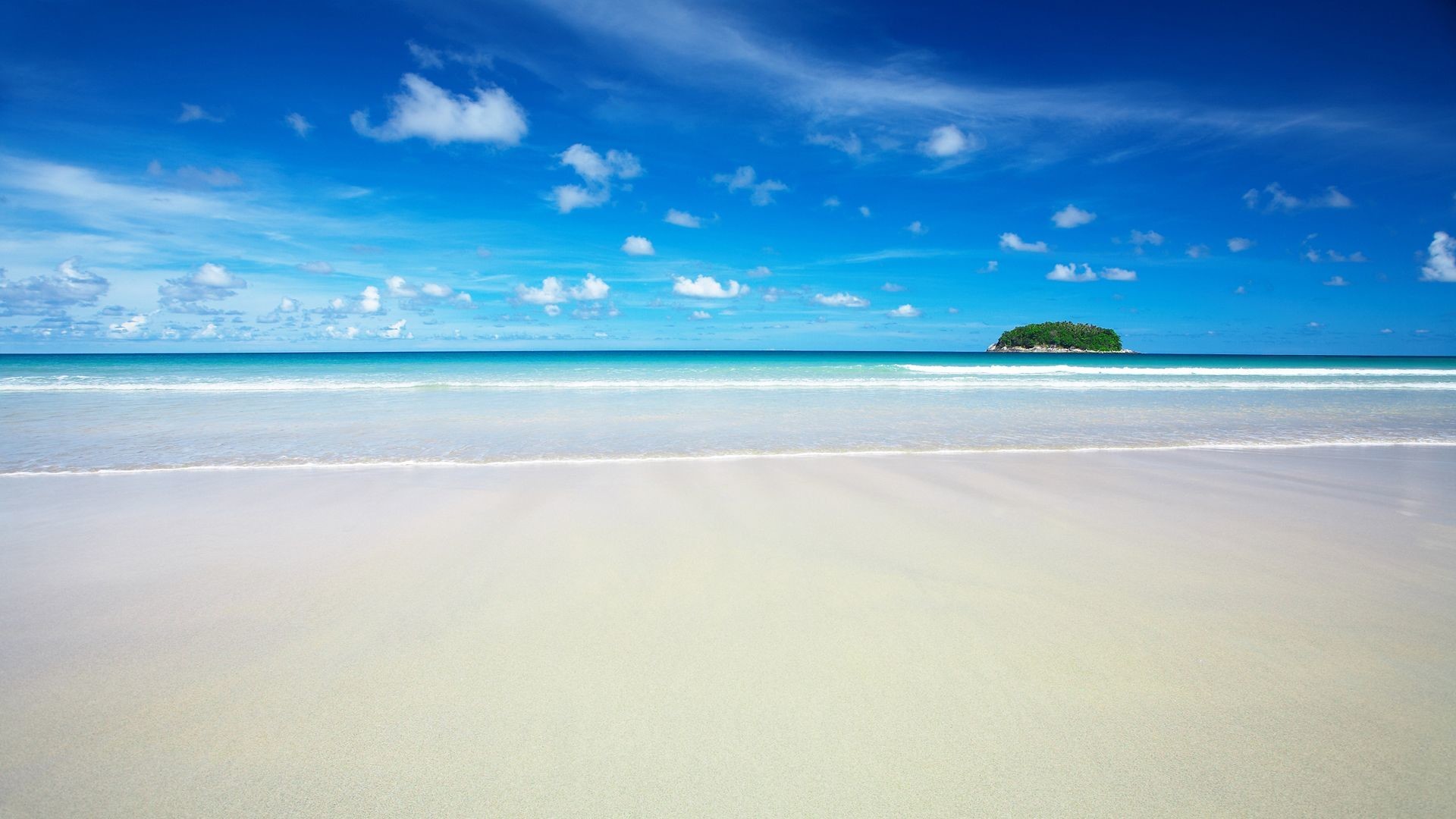 Sky, Blue, Beach, Active, Widescreen, High, Definition, - Beach 1080p - HD Wallpaper 