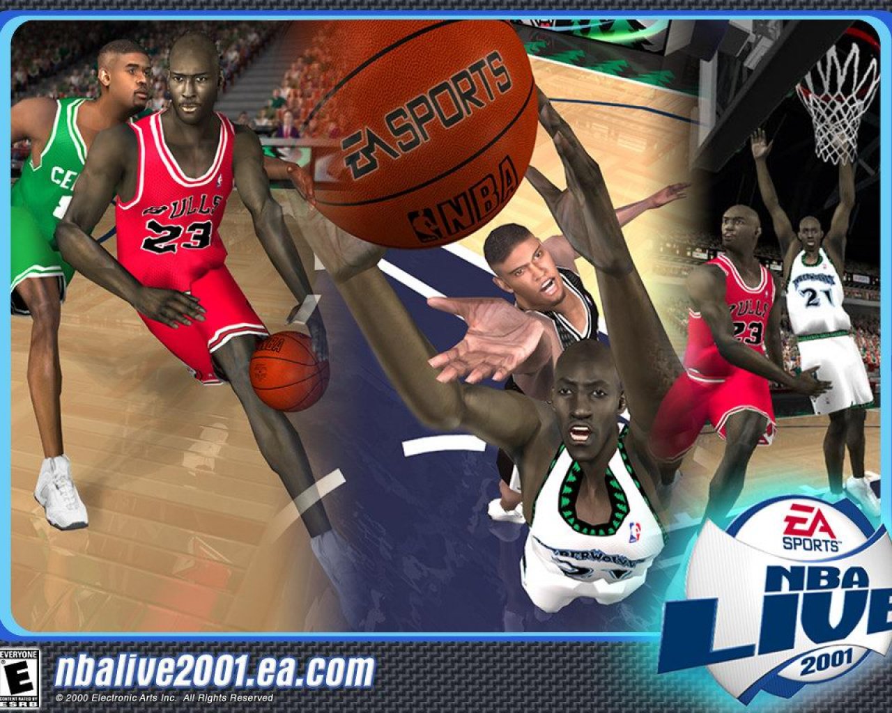 Nba Live Wallpaper - Nba Live 2001 - HD Wallpaper 