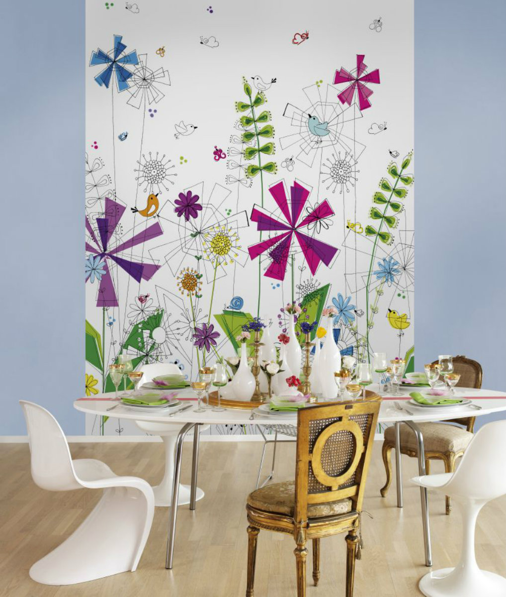 Eclectic Chairs Dining Table - HD Wallpaper 