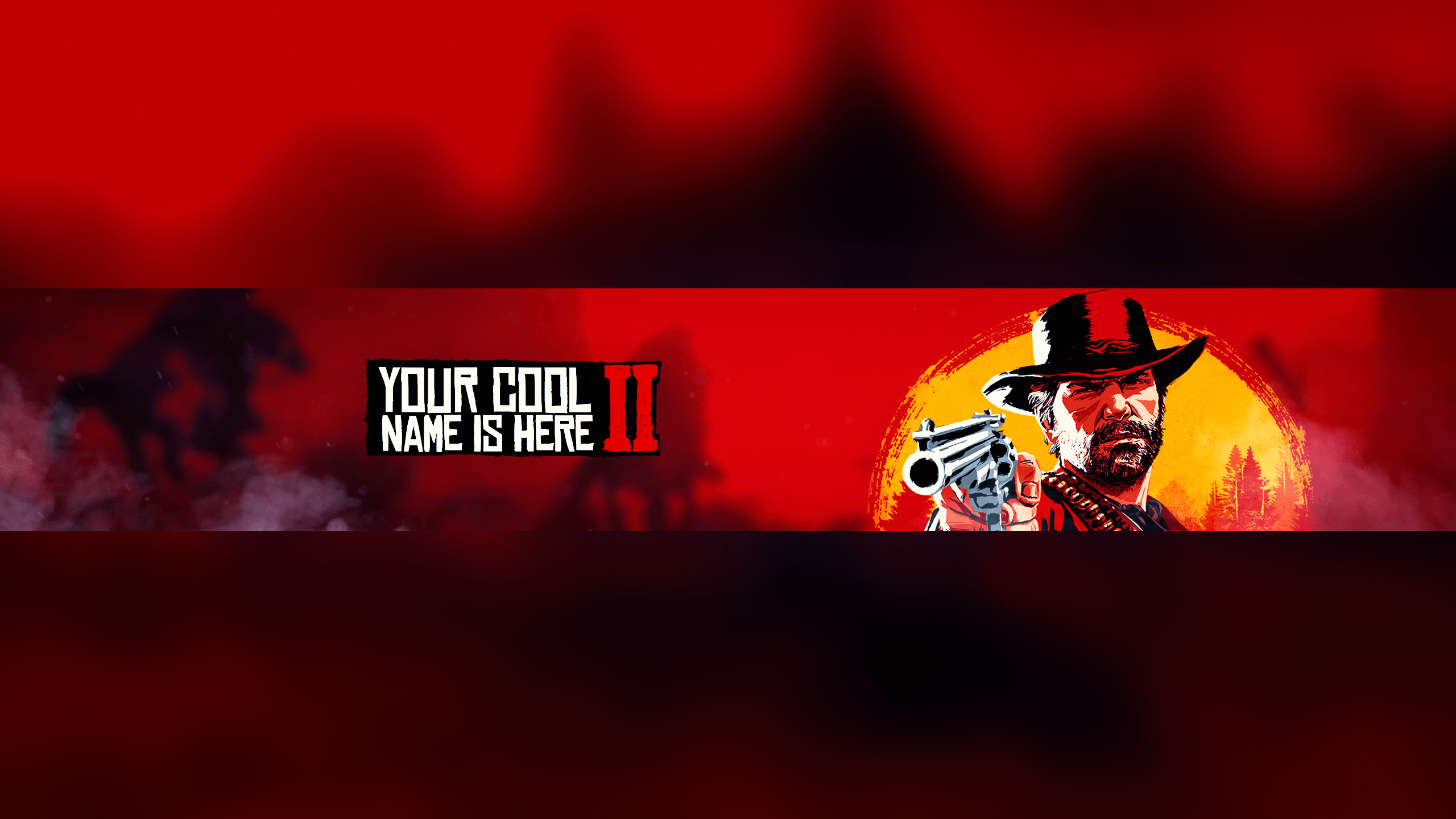 Red Dead Redemption 2 Banner - Red Dead 2 Banner Youtube - HD Wallpaper 
