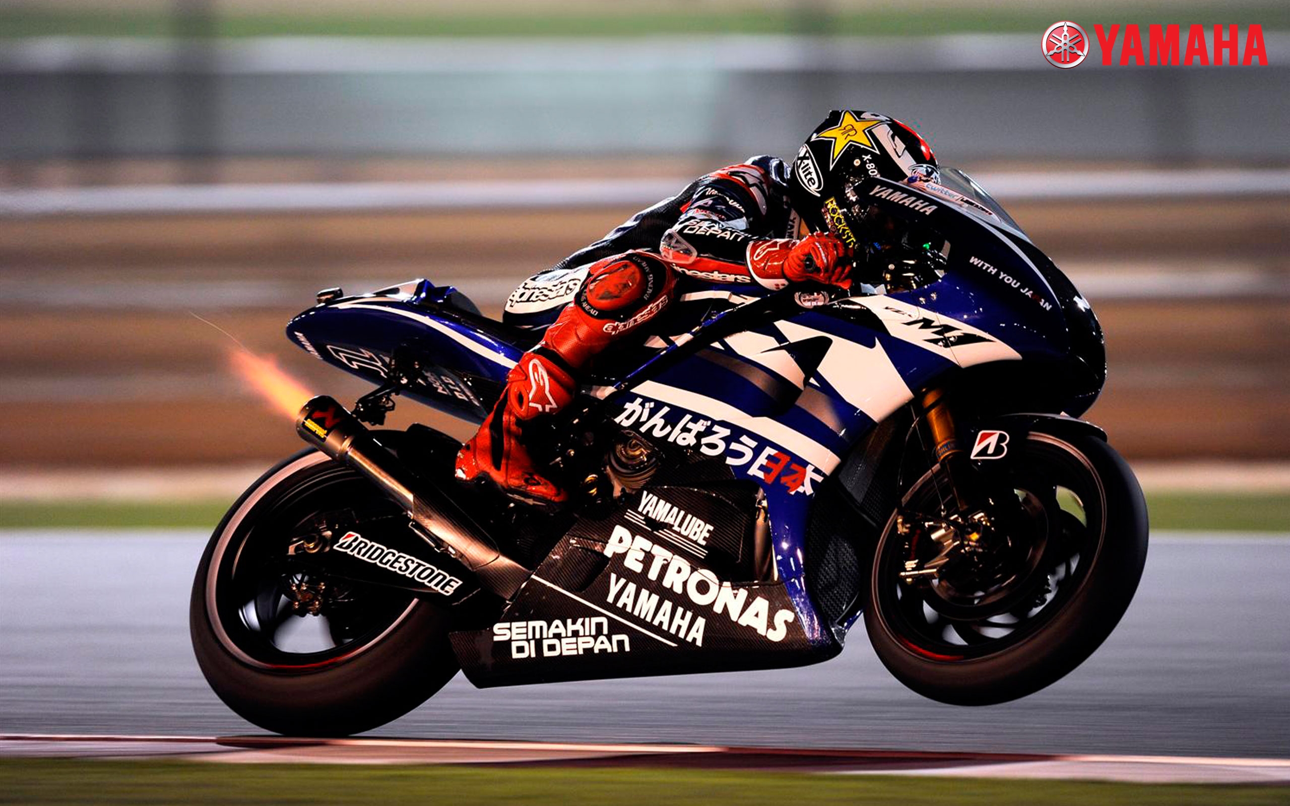 Jorge Lorenzo Yamaha Movistar - Someone Love You Drive With Care - HD Wallpaper 