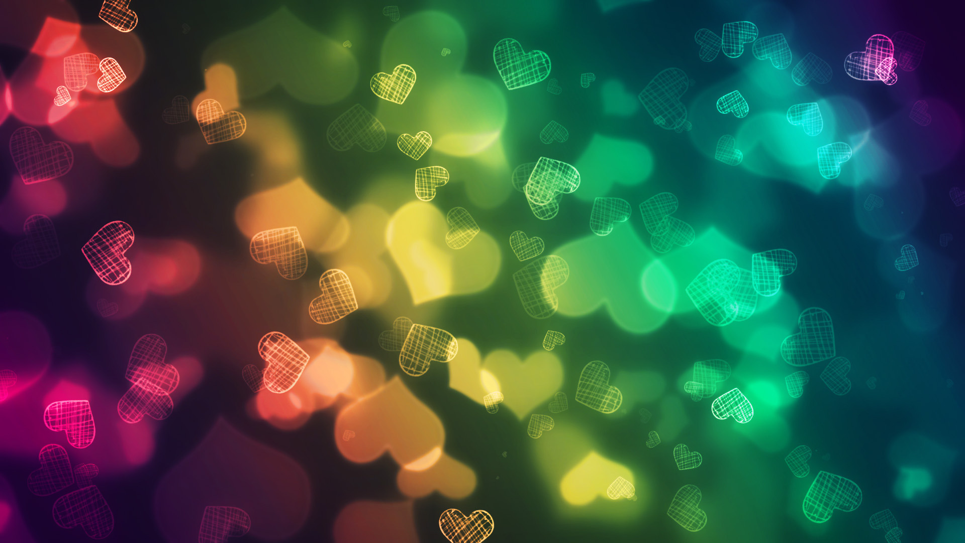 Preview Cool Neon Heart Wallpaper - HD Wallpaper 