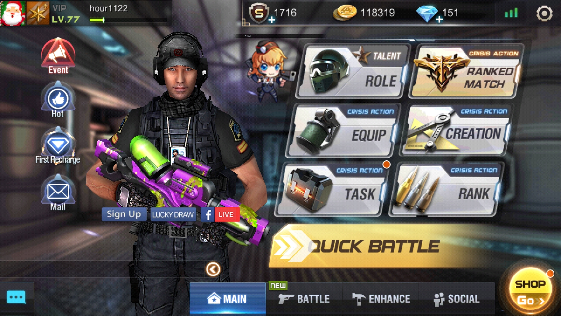 全民 槍戰 女 角 米 拉 V5 - HD Wallpaper 