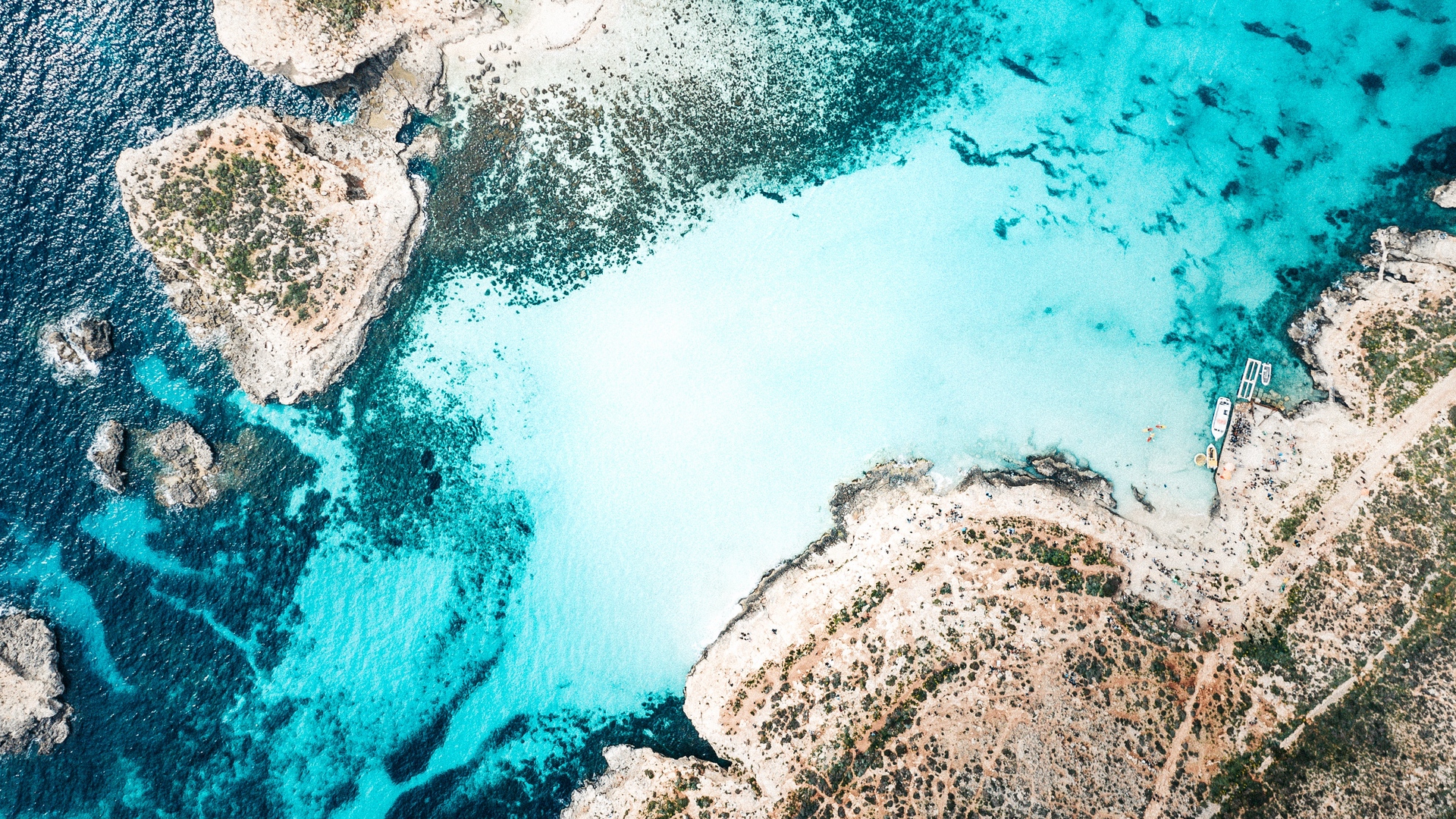 Wallpaper Coast, Channel, Island, Sea, Aerial View, - Malta Phone Wallpaper Hd - HD Wallpaper 