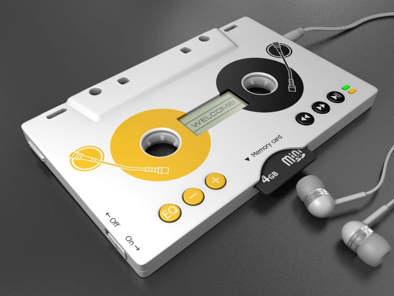 Play Your Music Wallpapers - Mp3 Player Cassette - HD Wallpaper 