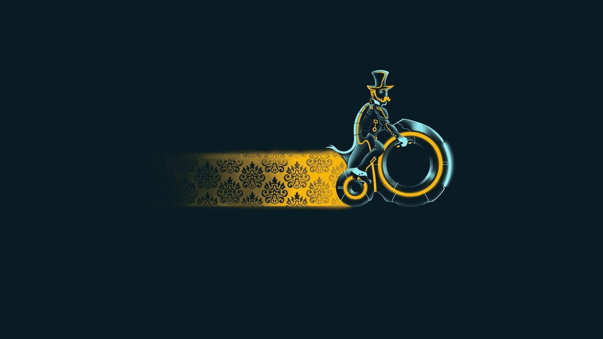 Tron, Humor Wallpapers,free Images, Comics, Vintage - Funny Minimalistic Wallpapers Hd - HD Wallpaper 