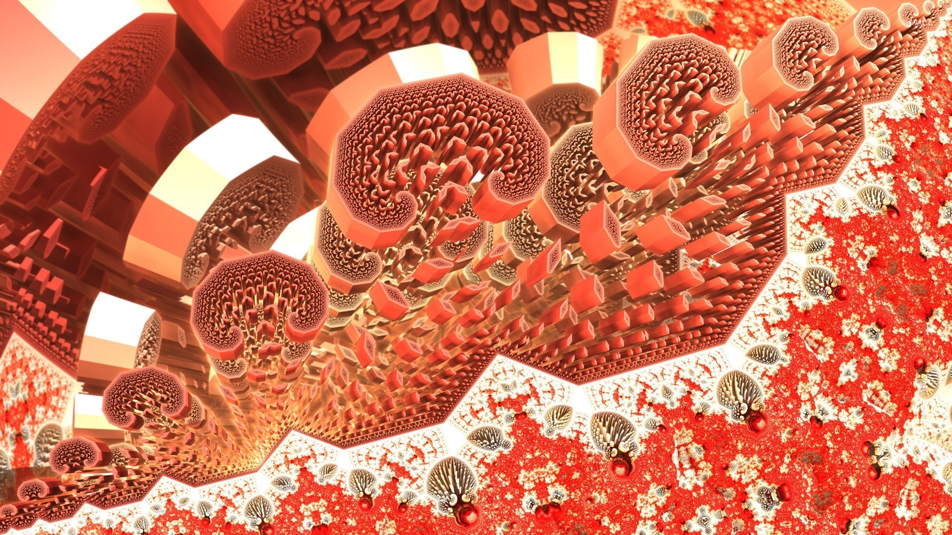 Blood Cells Live Wallpaper Youtube - Fractals In Blood Cells - HD Wallpaper 