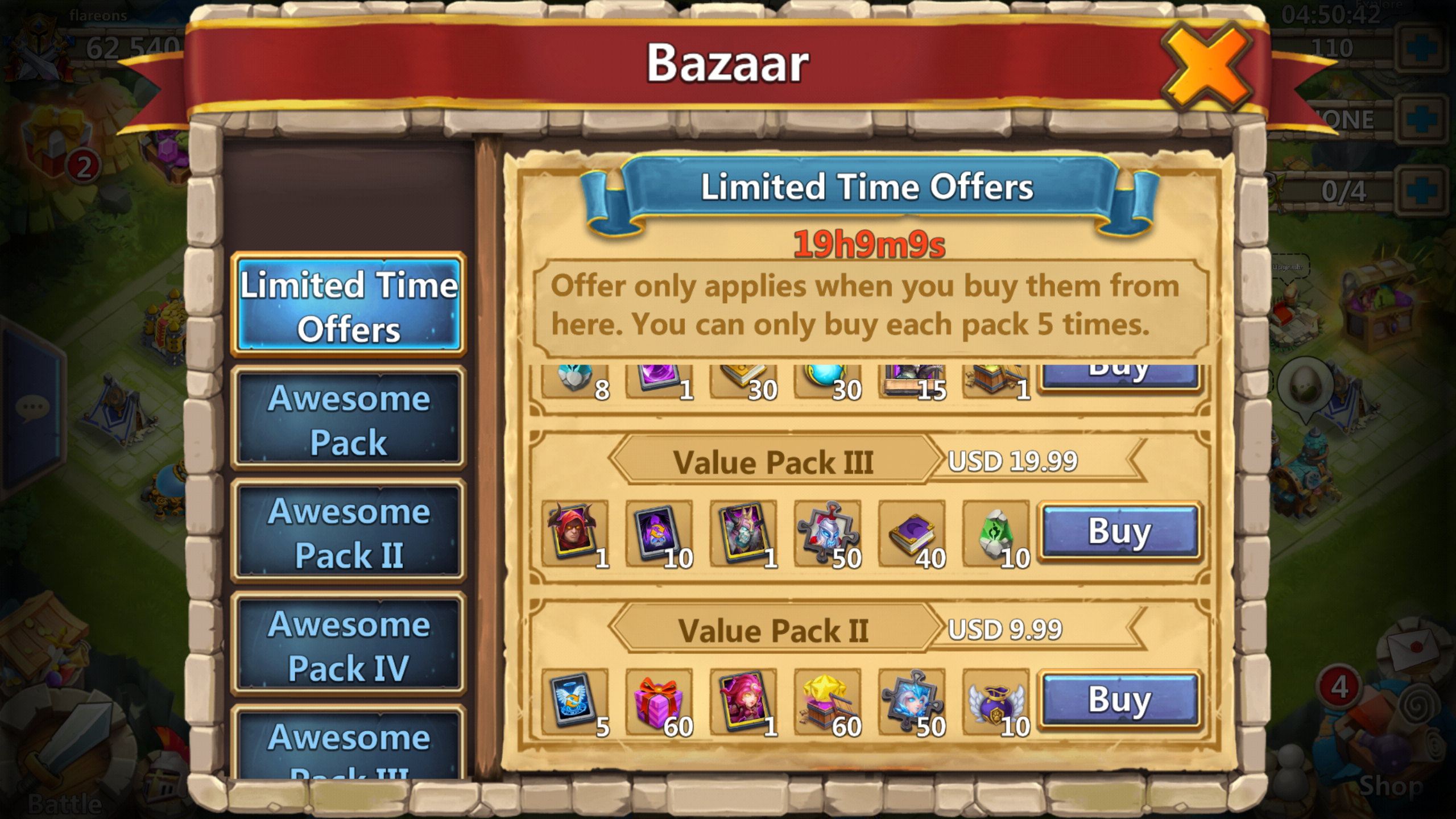 Castle Clash Best Bazaar Pack - HD Wallpaper 