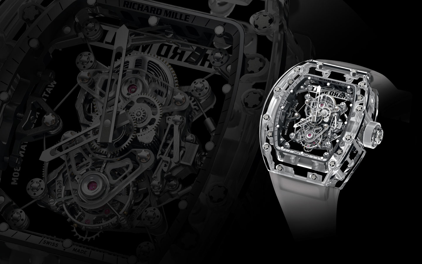 Sell Rolex Watch London Uk - Richard Mille Rm 56 02 Tourbillon Sapphire - HD Wallpaper 