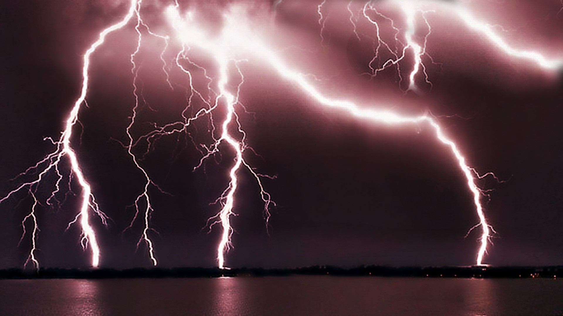 Nature Lightning Storm Beauty Nature Deadly Scenic - High Resolution Lightning Storm - HD Wallpaper 