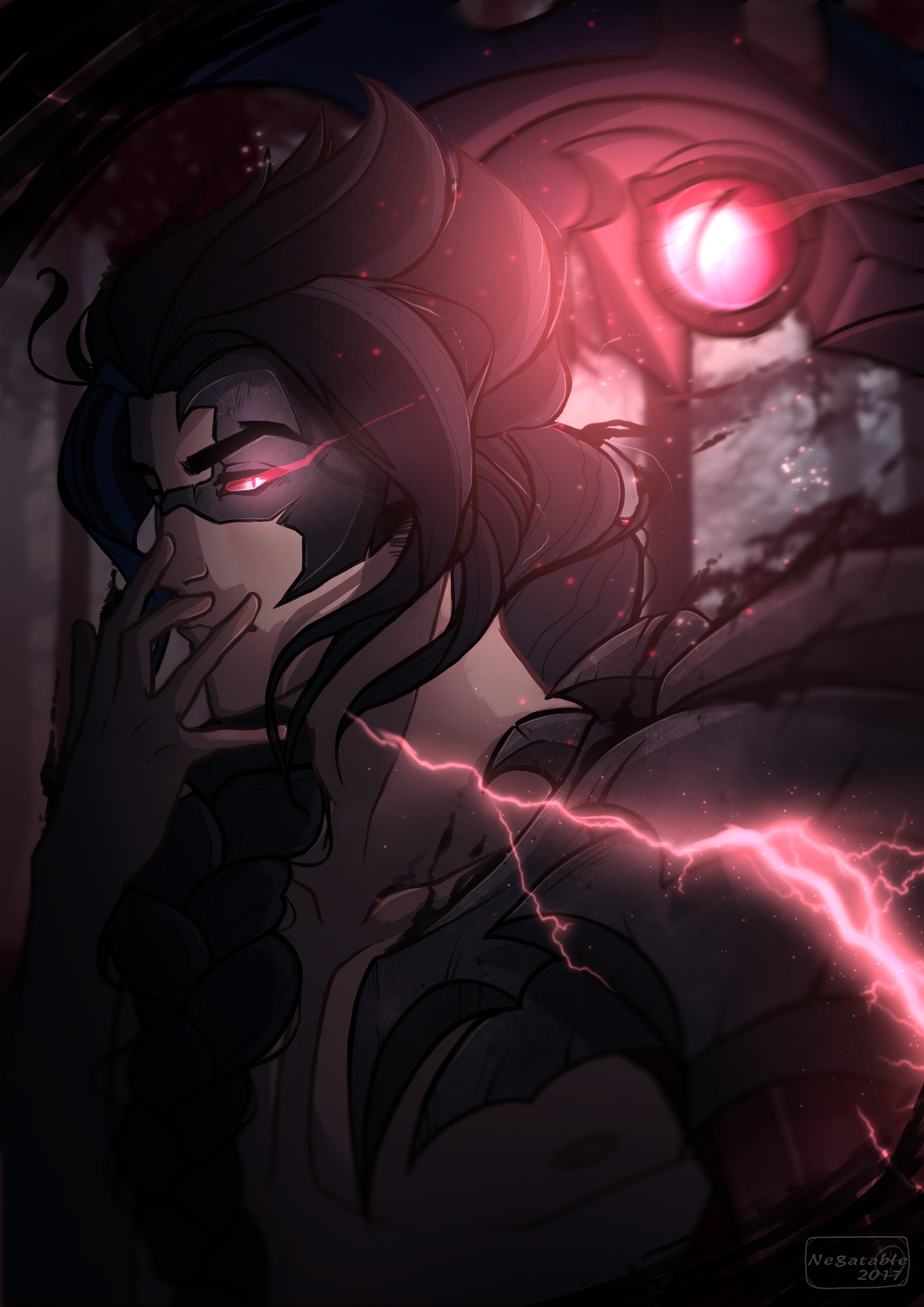 Kayn By Negatable Hd Wallpaper Background Fan Art Artwork - League Of Legends Kayn Art - HD Wallpaper 