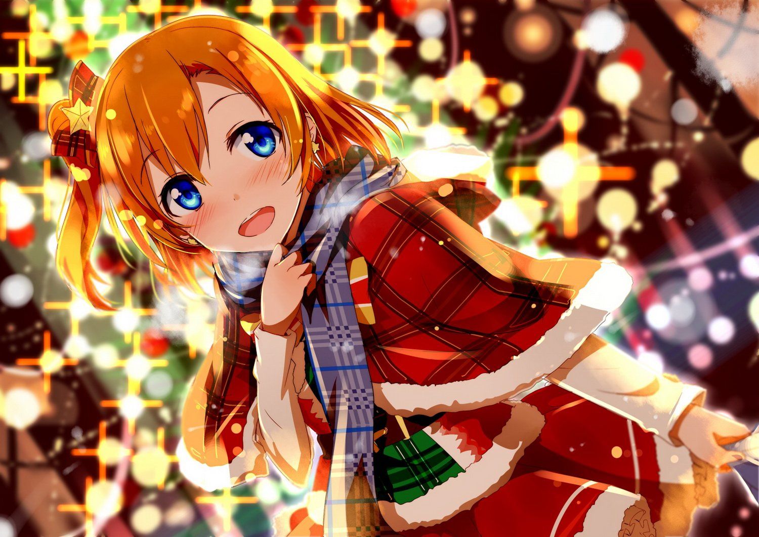 Love Live Honoka Christmas - HD Wallpaper 