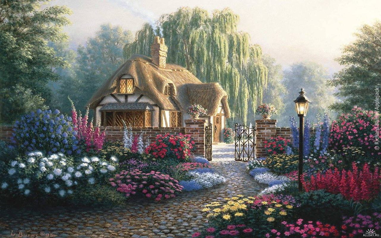 Download Beautiful Places Awesome World Wallpapers - Richard Burns Painting - HD Wallpaper 