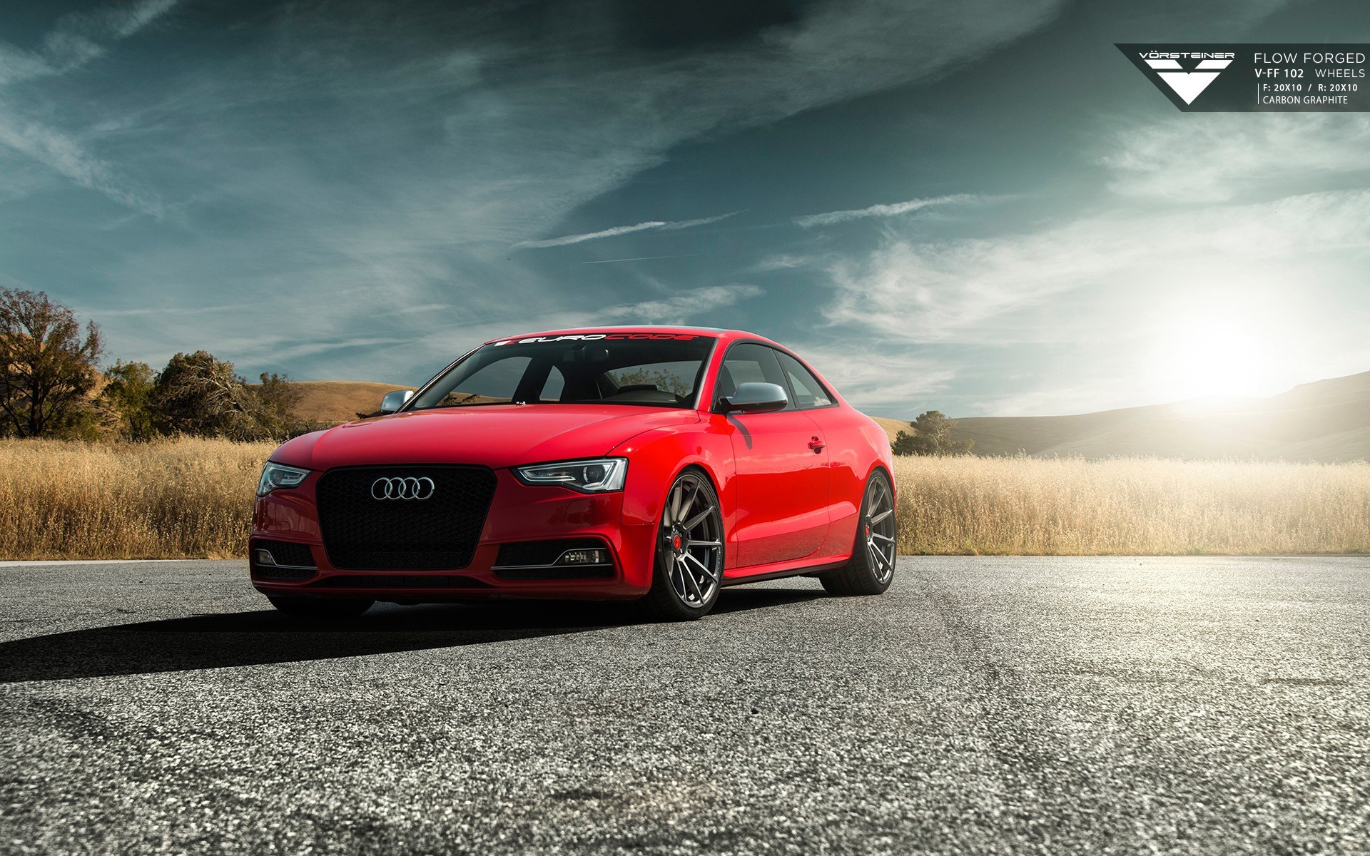 2015 Red Audi S5 - HD Wallpaper 