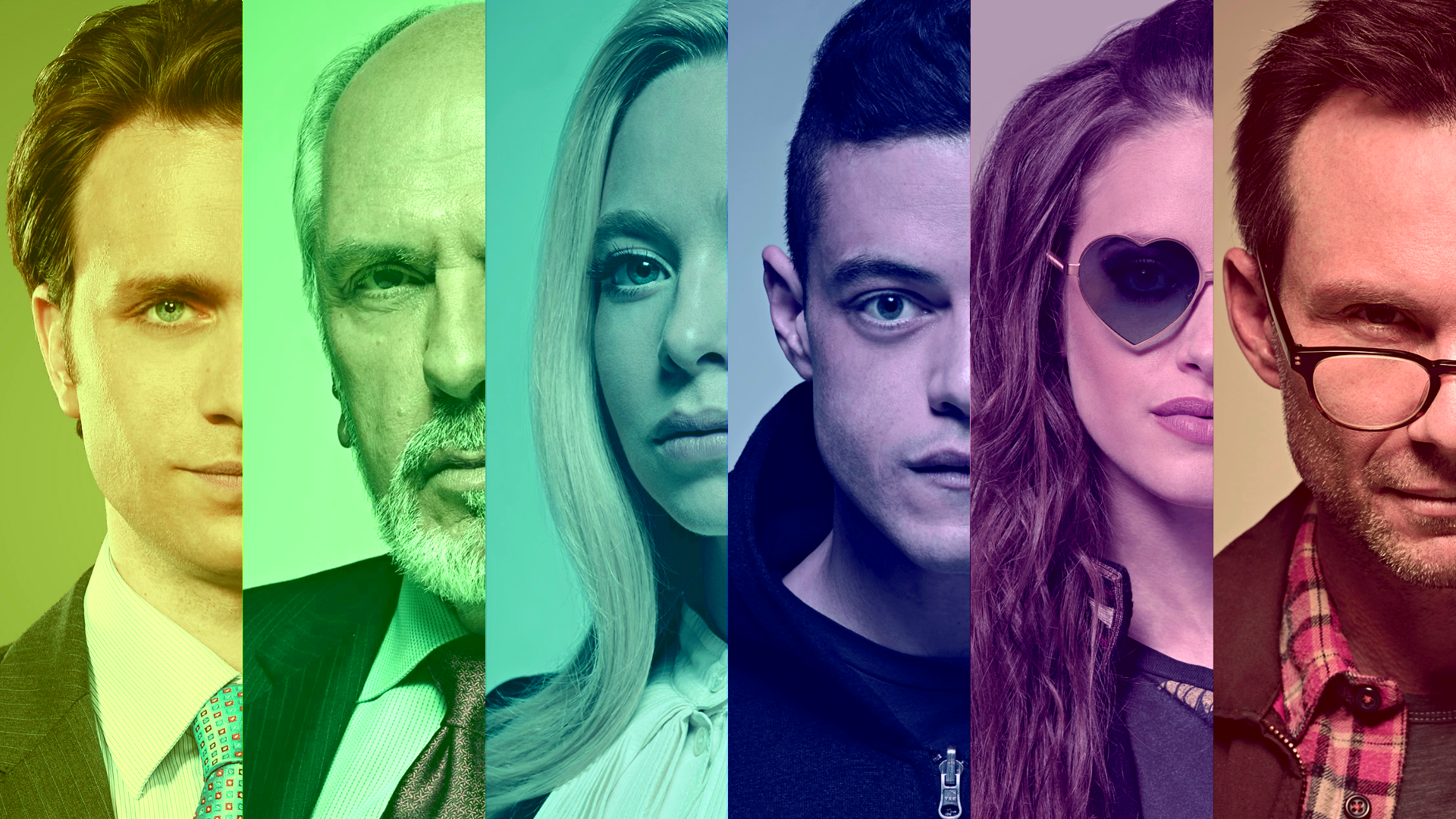 No Spoilers Character Collage R Mrrobot Wallpaper Wp2001368 - Mr Robot Character - HD Wallpaper 