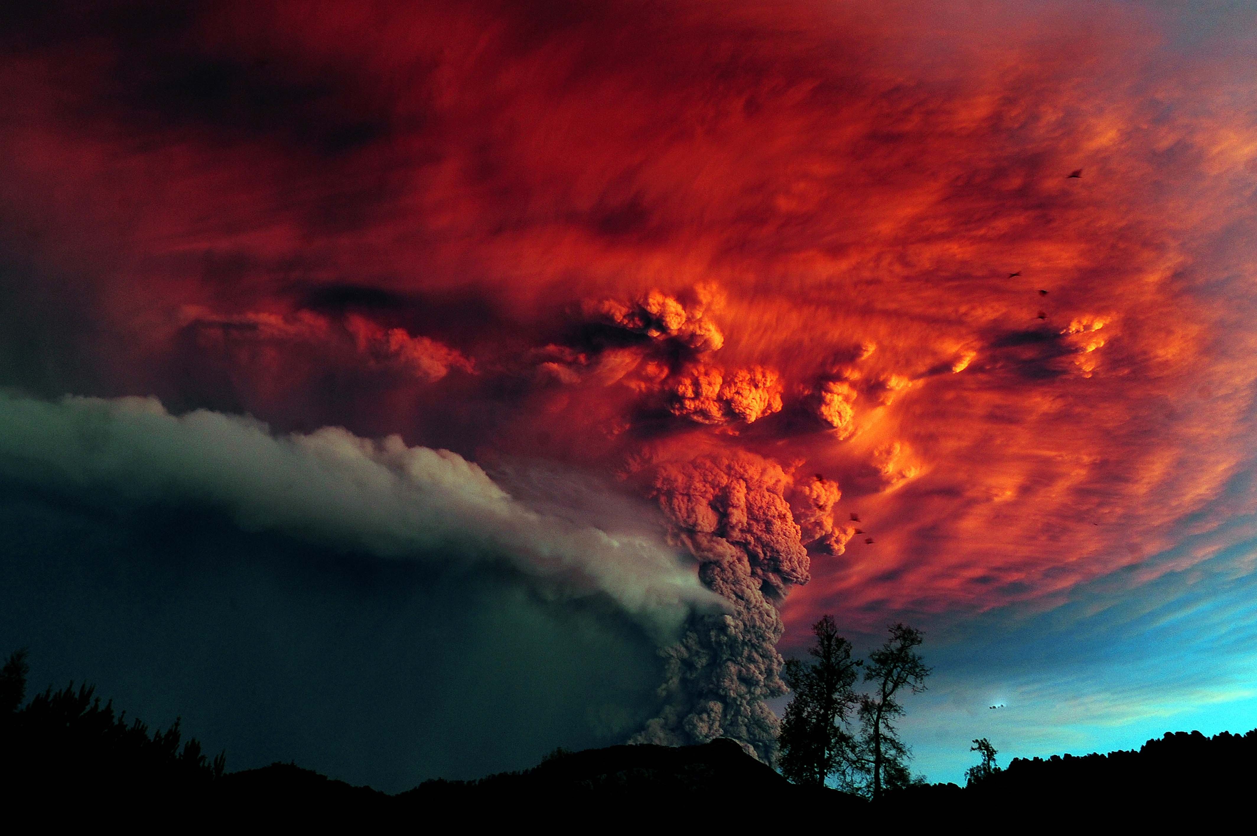 Volcano, Weather, Sky,storm, Nature, Apple, Download, - Volcano Hd - HD Wallpaper 