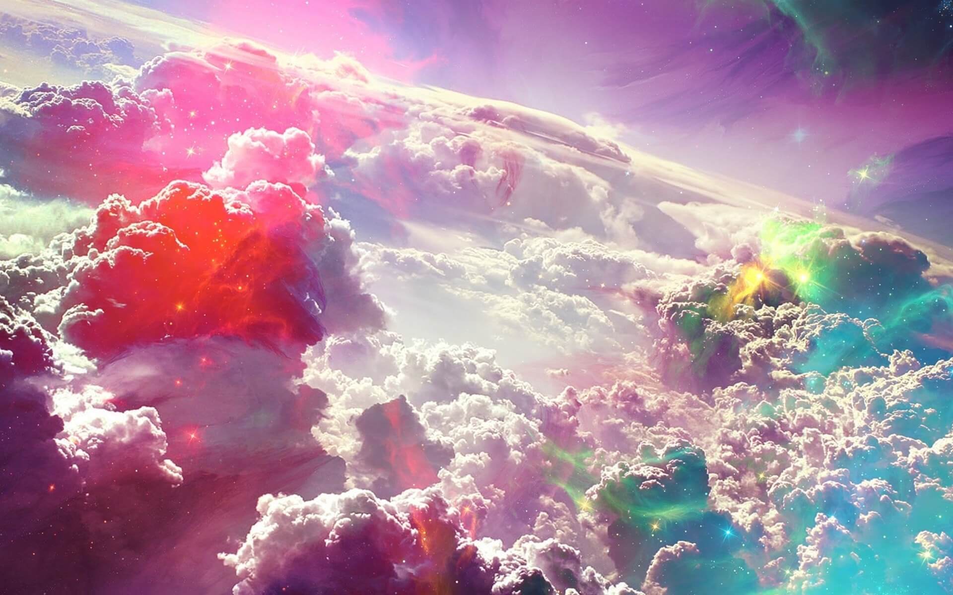 Most Amazing Clouds Wallpapers For Background - Cloud Colorful - HD Wallpaper 