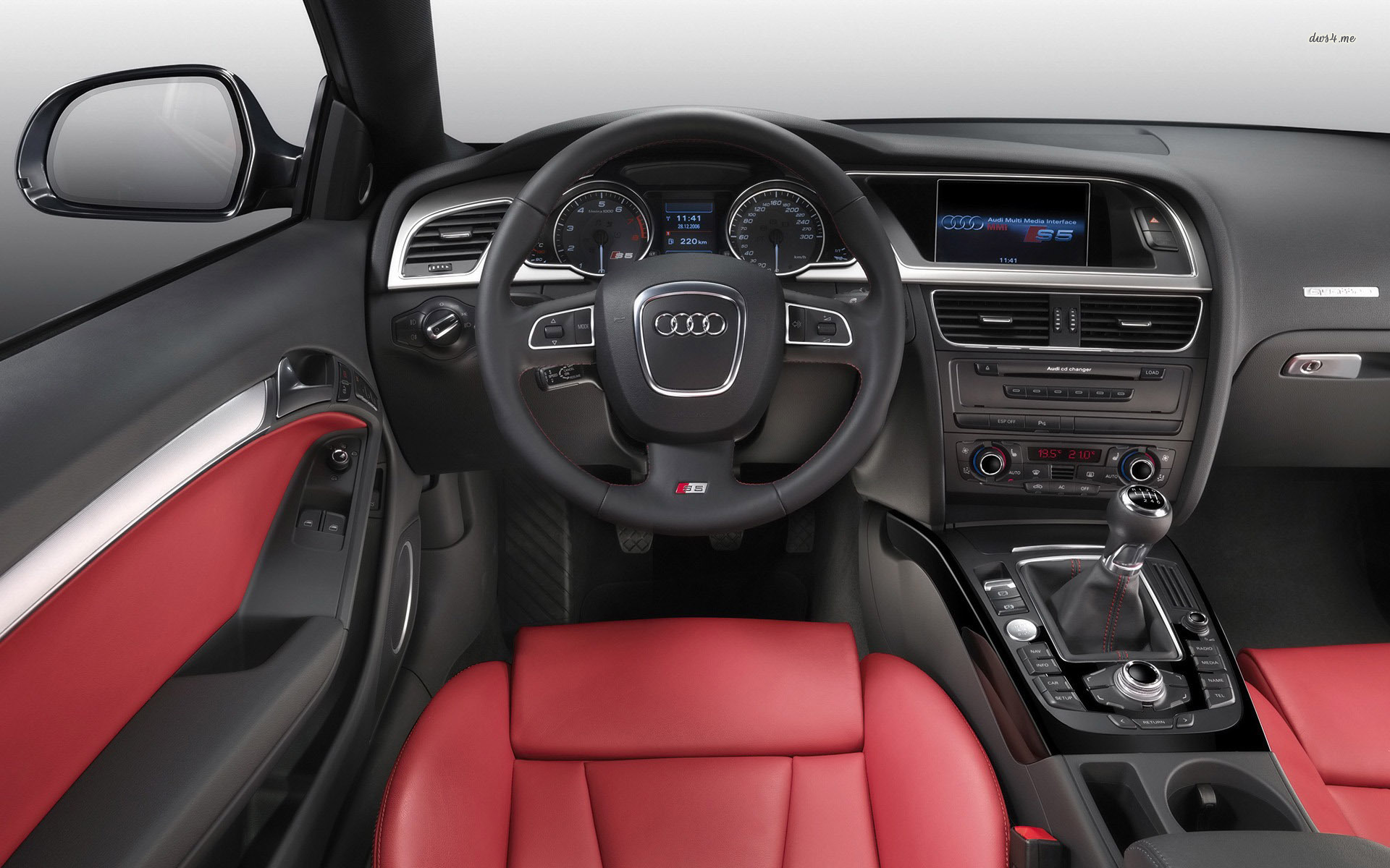 2013 Audi A5 Red Interior - HD Wallpaper 