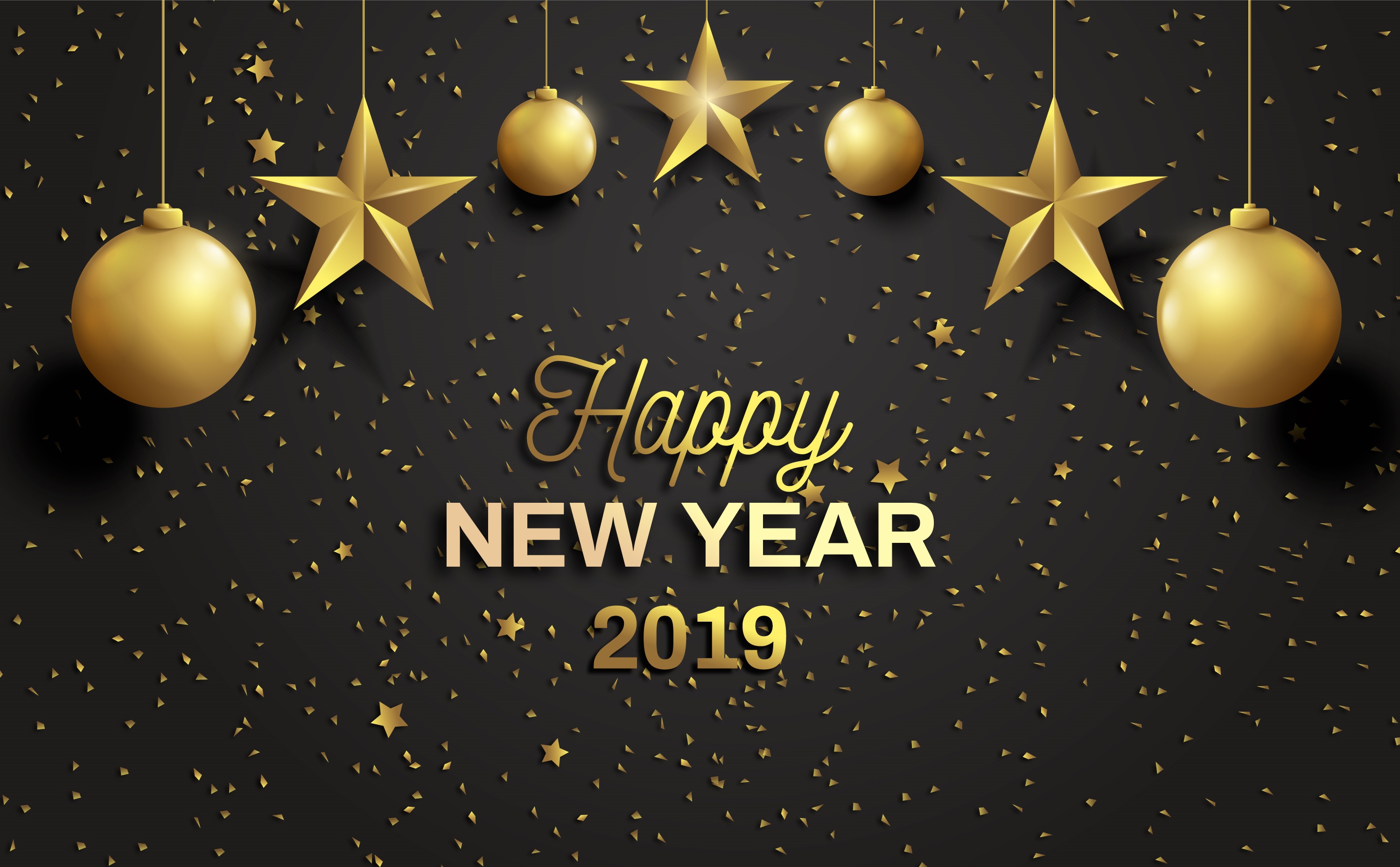 Wallpaper Of Happy New Year, New Year 2019 Background - Happy New Year Greetings - HD Wallpaper 