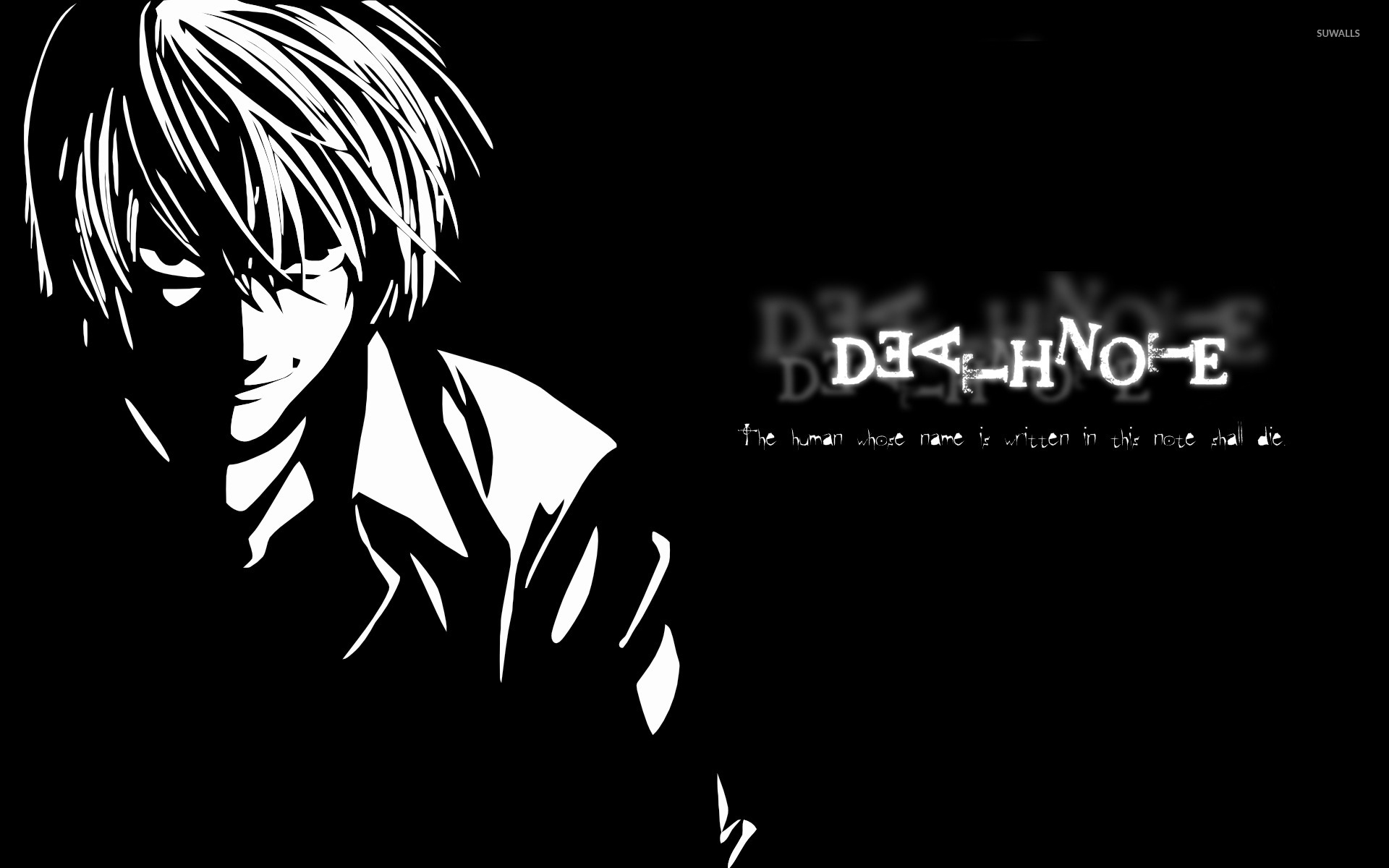 Light Death Note Anime - HD Wallpaper 