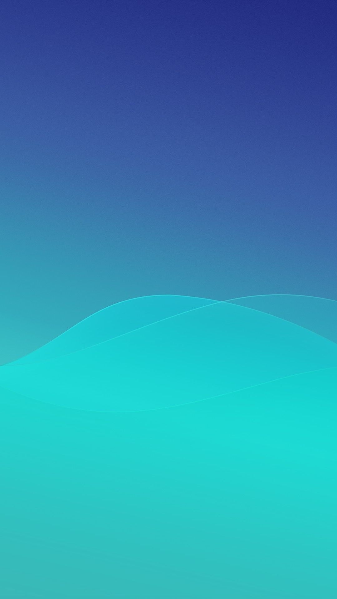 Background Wave Blue Minimal - HD Wallpaper 