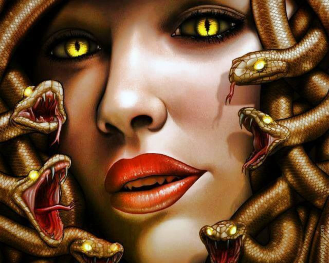 Medusa - Greek Mythical Creatures Medusa - HD Wallpaper 