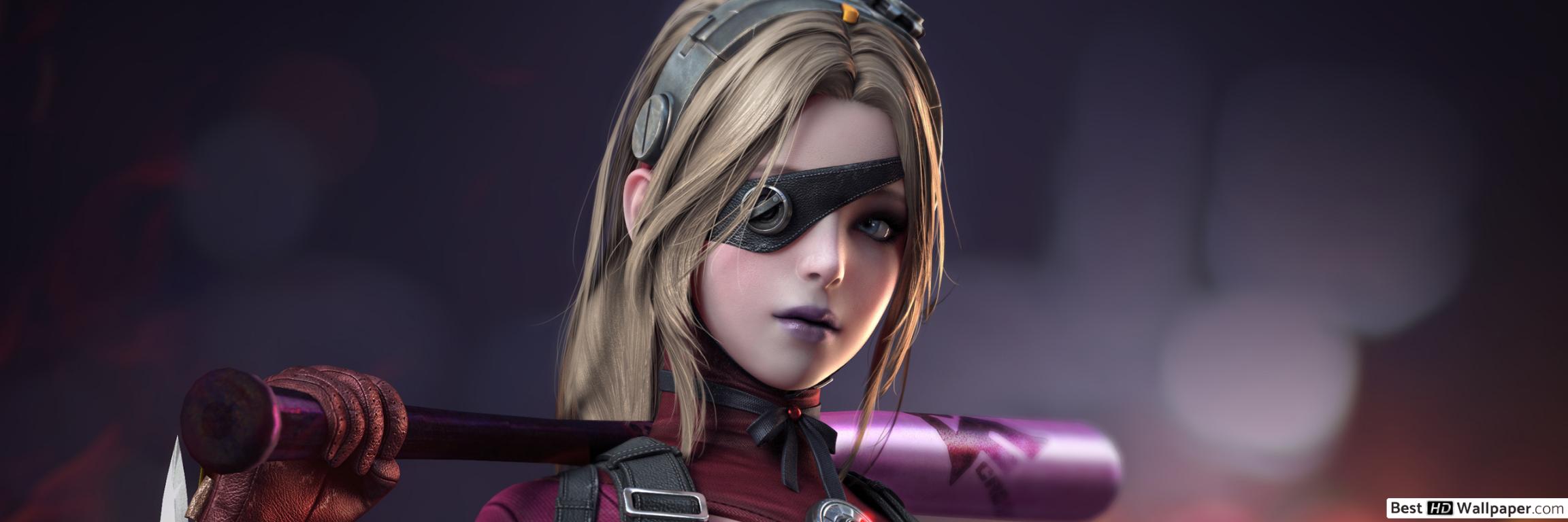 3d Game Girl Character - HD Wallpaper 