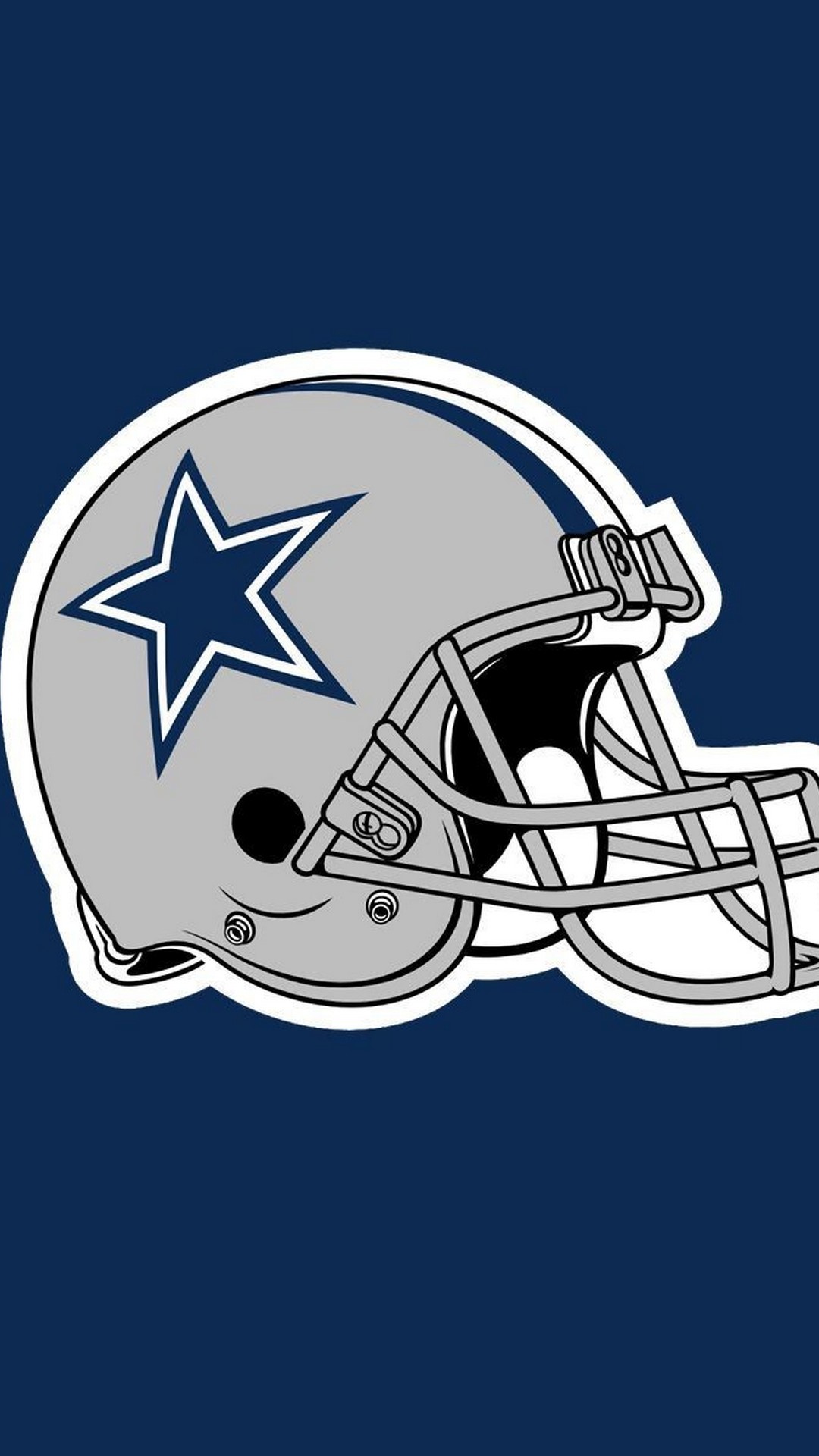 Dallas Cowboys Iphone Home Screen Wallpaper With High-resolution - Dallas Cowboy Helmet Clipart - HD Wallpaper 