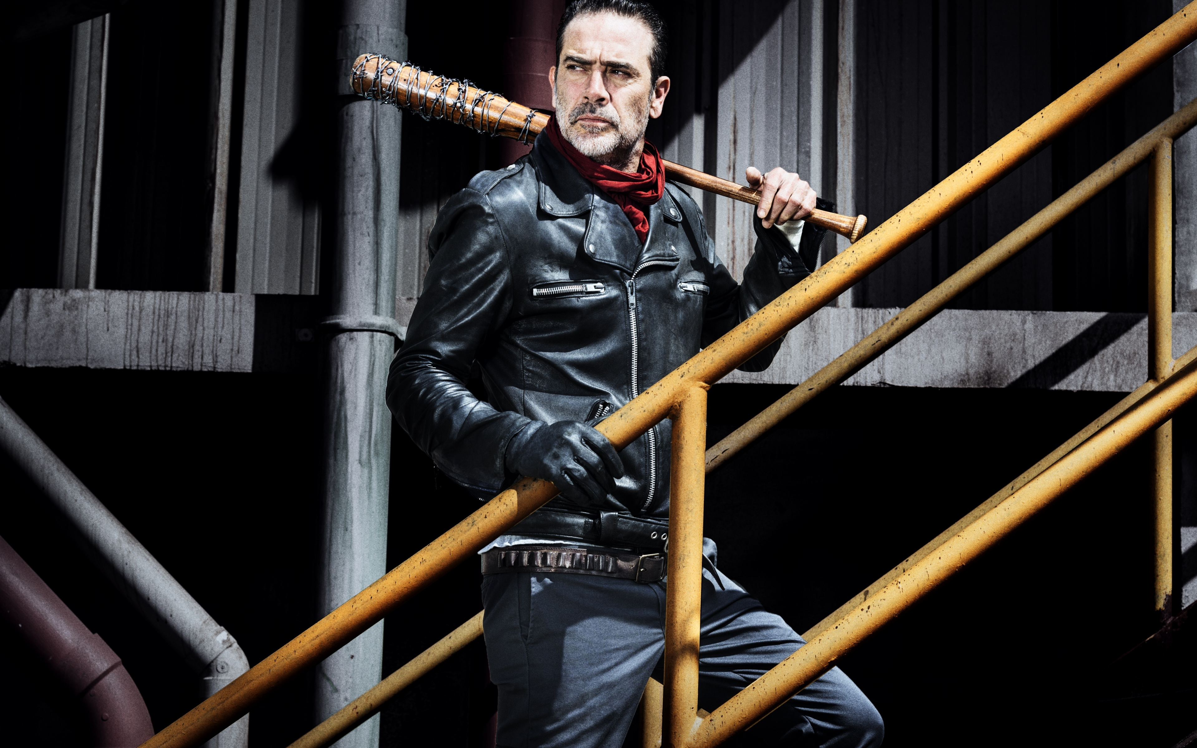 Jeffrey Dean Morgan, Negan, The Walking Dead, Tv Show, - Negan The Walking Dead - HD Wallpaper 