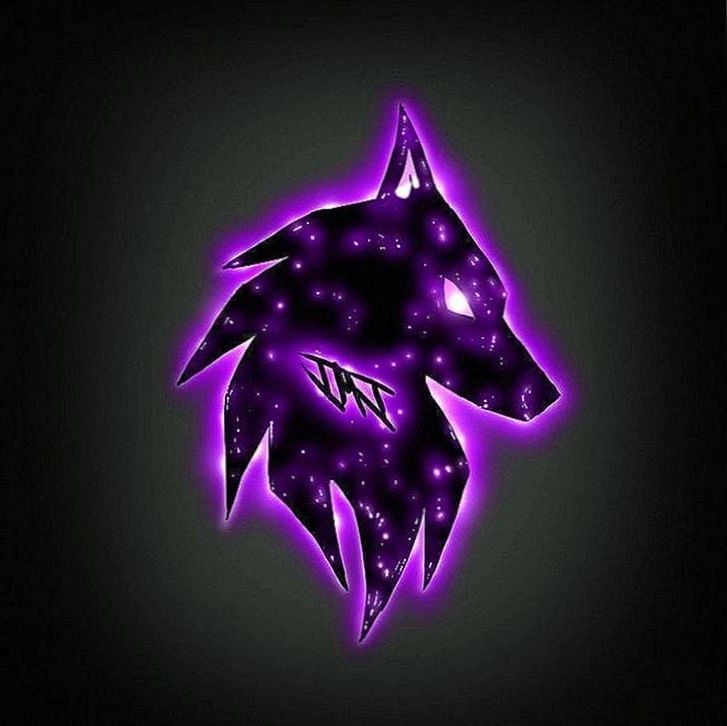 Purple Wolf Logo - HD Wallpaper 