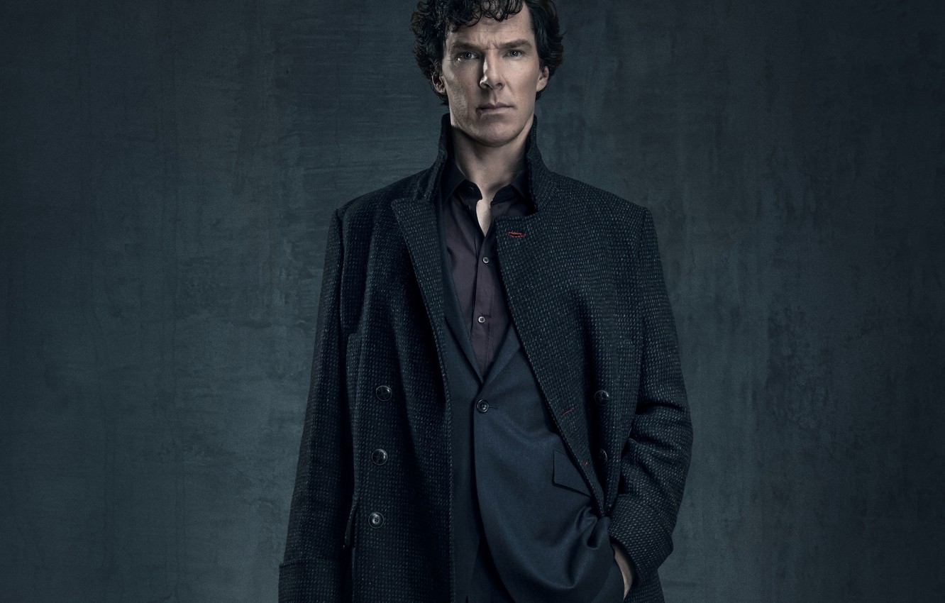 Photo Wallpaper Background, Curls, Male, Sherlock Holmes, - Gentleman - HD Wallpaper 