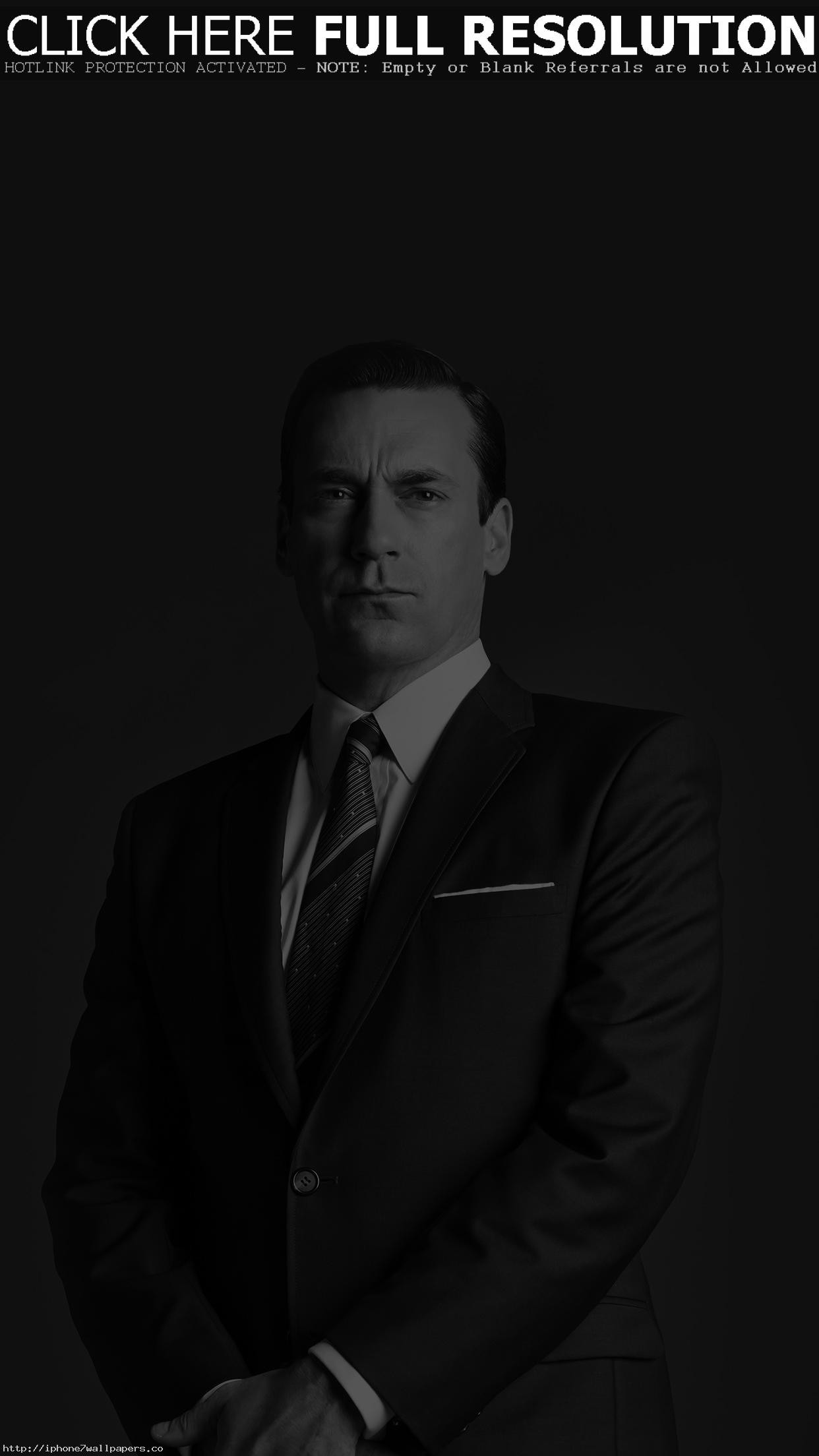 Jon Hamn Mad Men Film Actor Dark Bw Android Wallpaper - Warren Street Tube Station - HD Wallpaper 