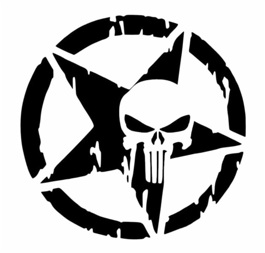 Punisher Png Image Background Punisher Skull - Sticker Design For Motorcycle - HD Wallpaper 