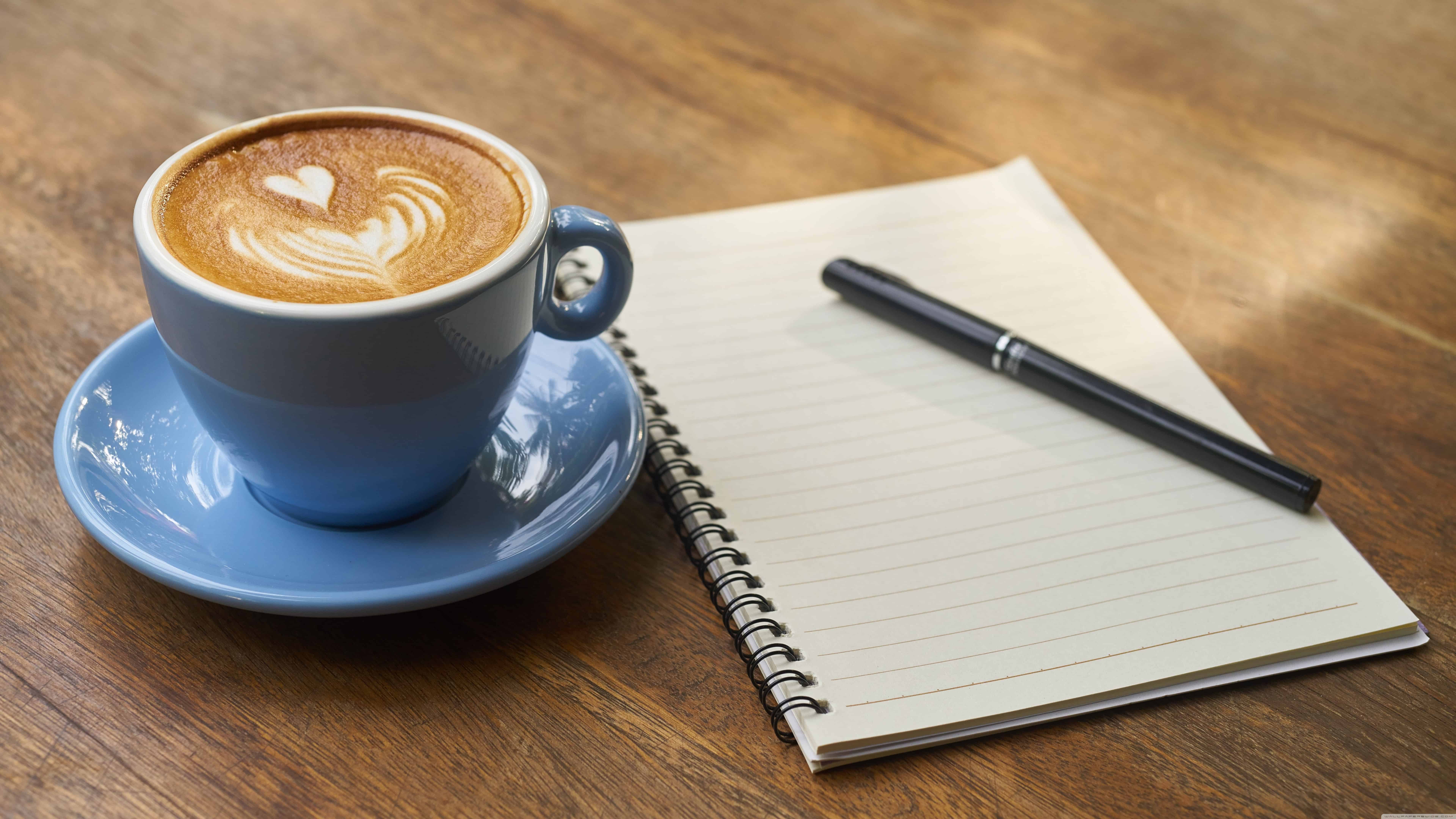 Latte And Notepad Uhd 8k Wallpaper - Love Ultra Hd Wallpapers 8k Resolution - HD Wallpaper 