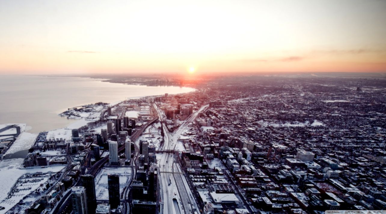 Aerial View Of Toronto City ❤ 4k Hd Desktop Wallpaper - Bell Fcx001 - HD Wallpaper 