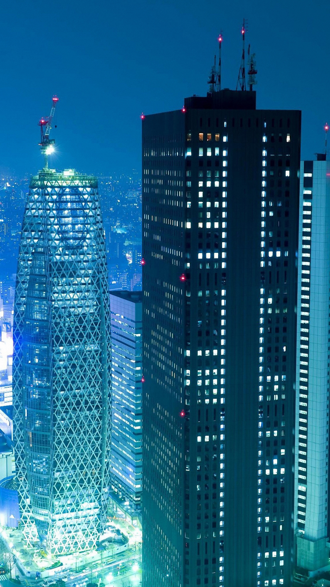 Cool City Skyscrapers Iphone 6 Wallpapers Hd - Shinjuku - HD Wallpaper 