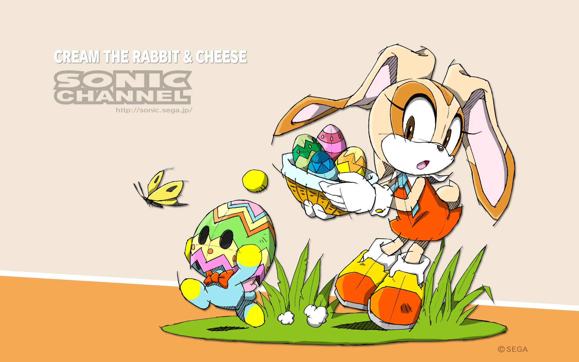 [download This Wallpaper For Pc] - Cream The Rabbit Sonic Channel - HD Wallpaper 