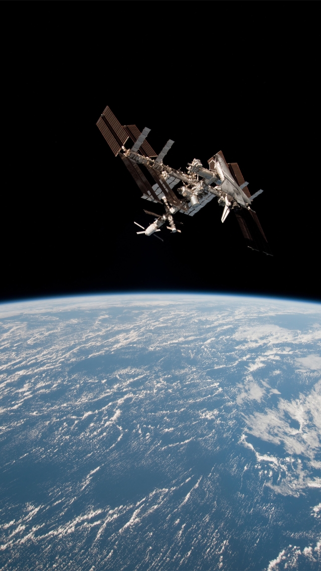 International Space Station Iphone - HD Wallpaper 
